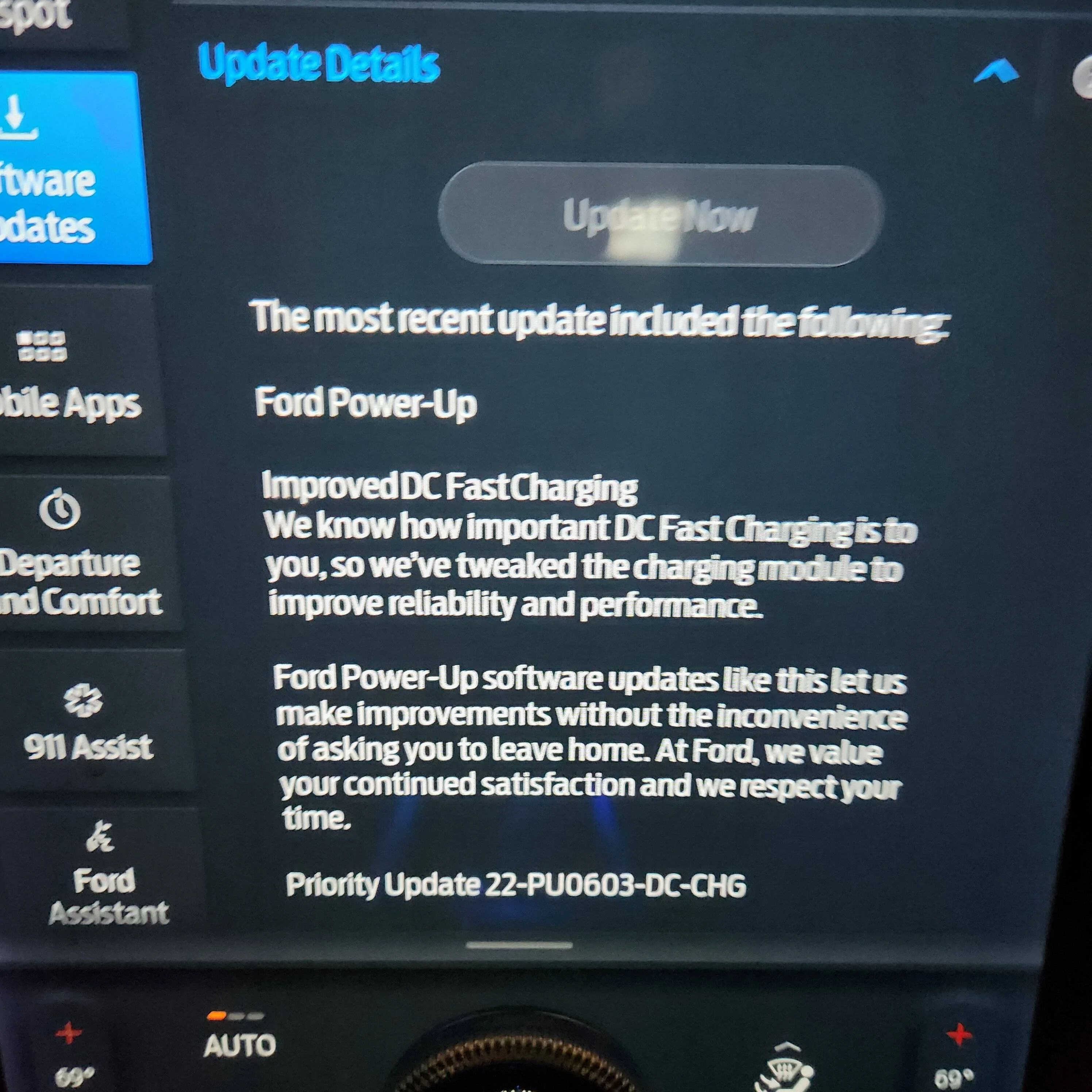 Ford Mustang Mach-E 4.1.2 OTA Update delay 20230116_141318