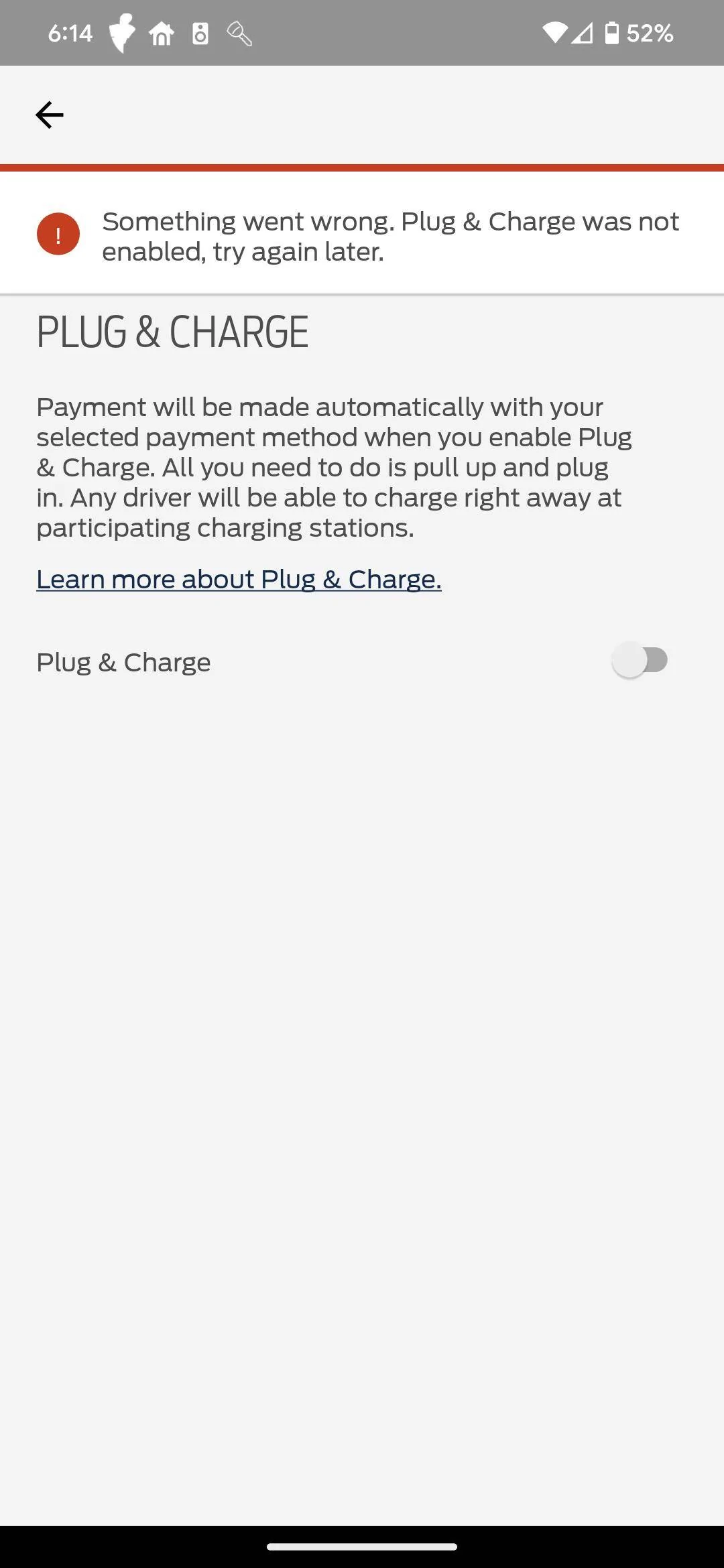 Ford Mustang Mach-E First time: electrify america and plug and charge not working Screenshot_20230116-181404
