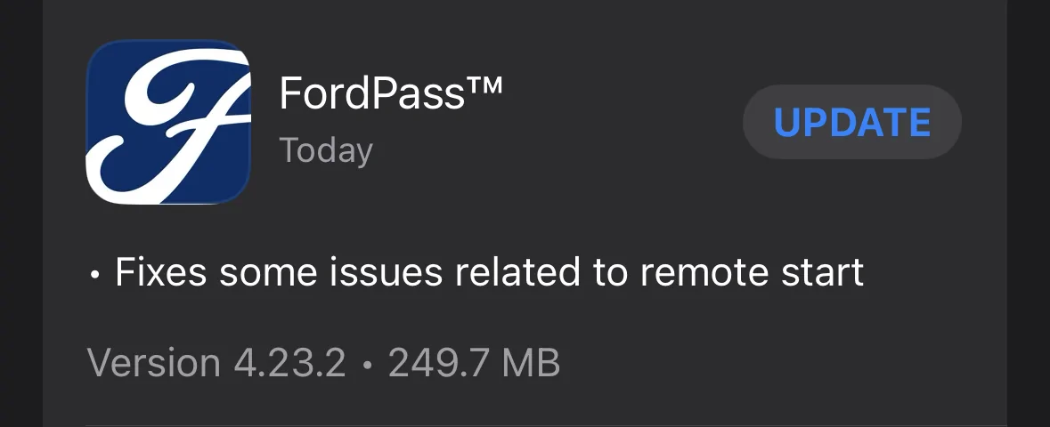 Ford Mustang Mach-E FordPass 4.23.2 released for iOS 1673998408184