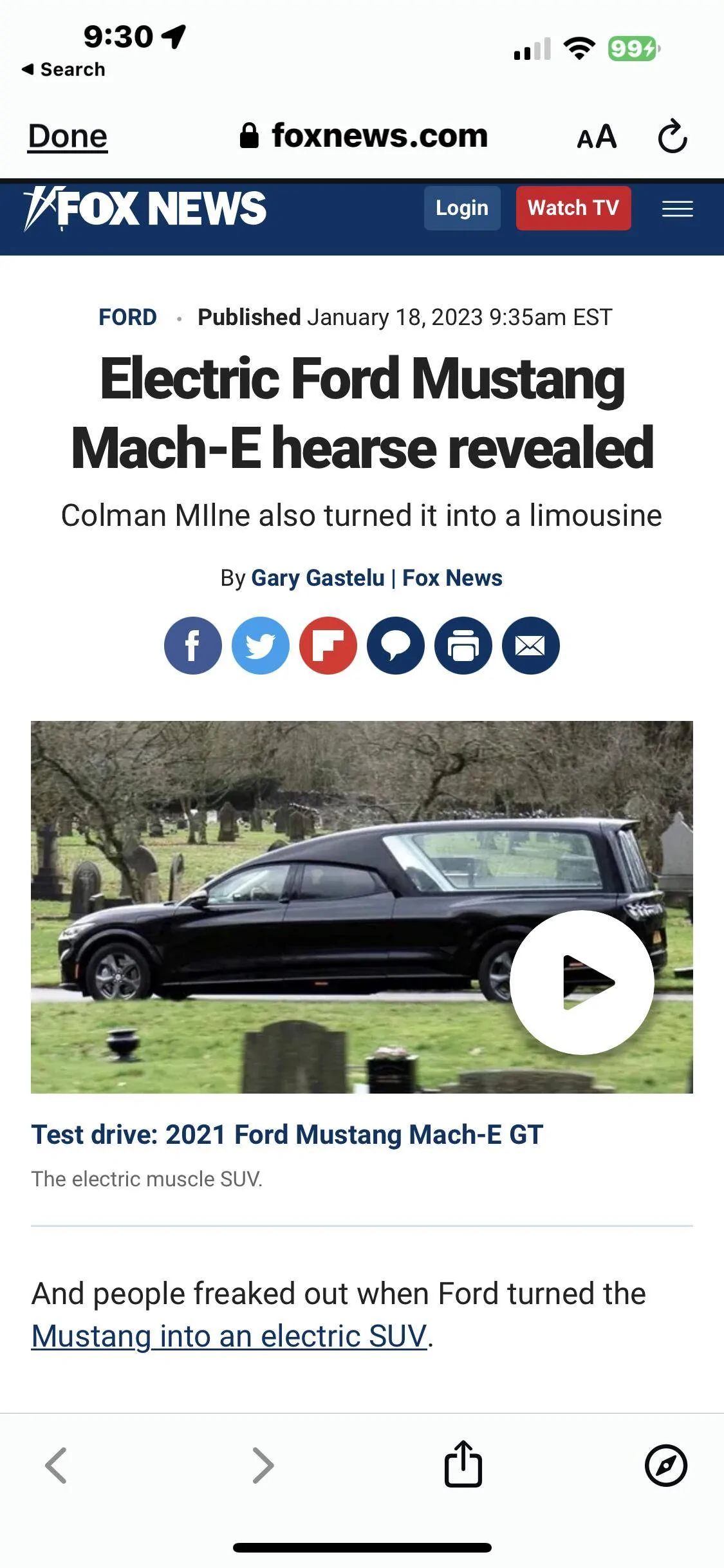 Ford Mustang Mach-E Want to go out in style? How about a Mach-E Limo... or Hearse! C59CE5A7-97D9-4C39-B1F0-C81E73A9EC63