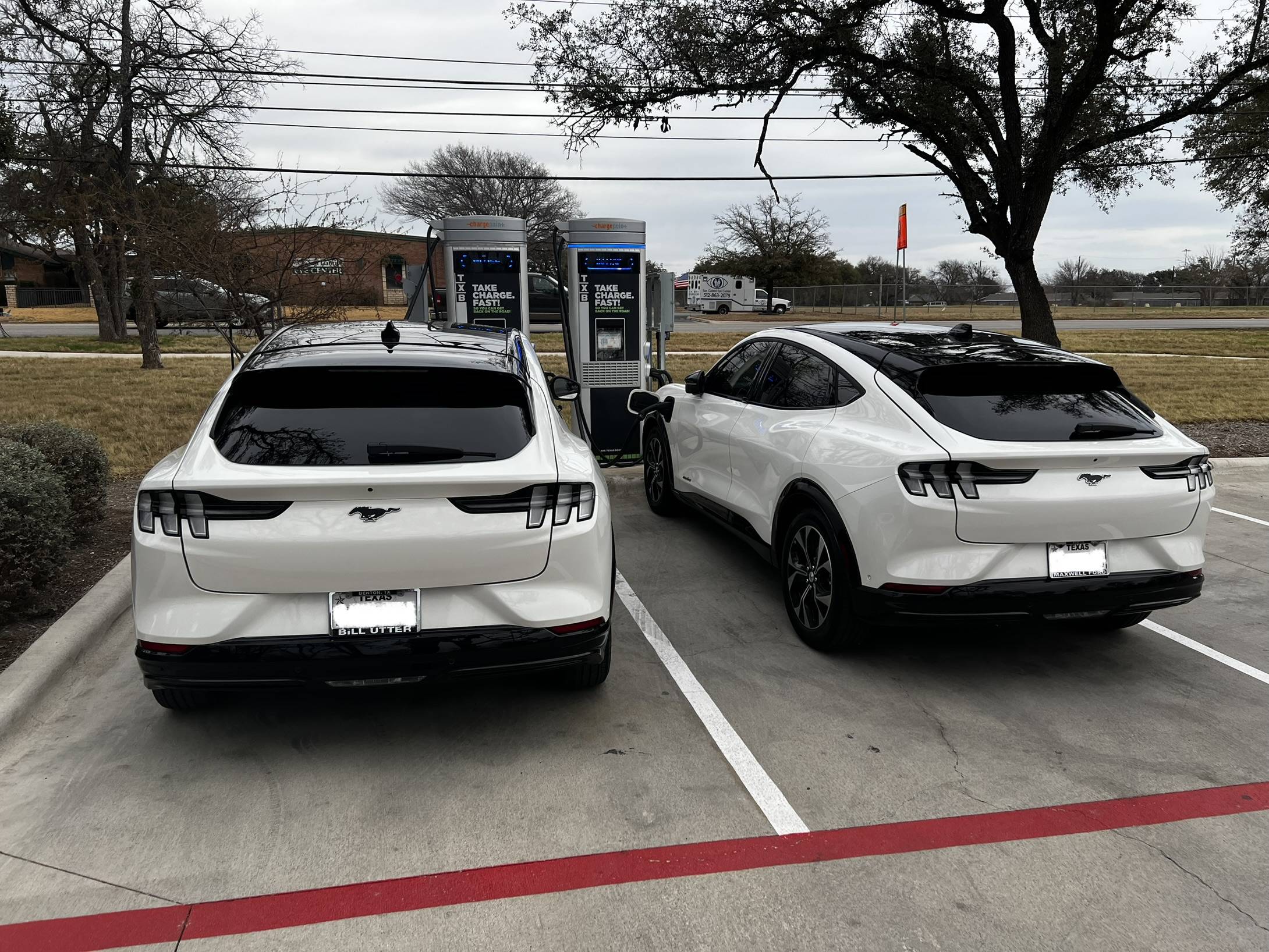 Ford Mustang Mach-E Charging Twinsies! 9DAC5377-646B-4428-AAA7-CA0BF54F61D1