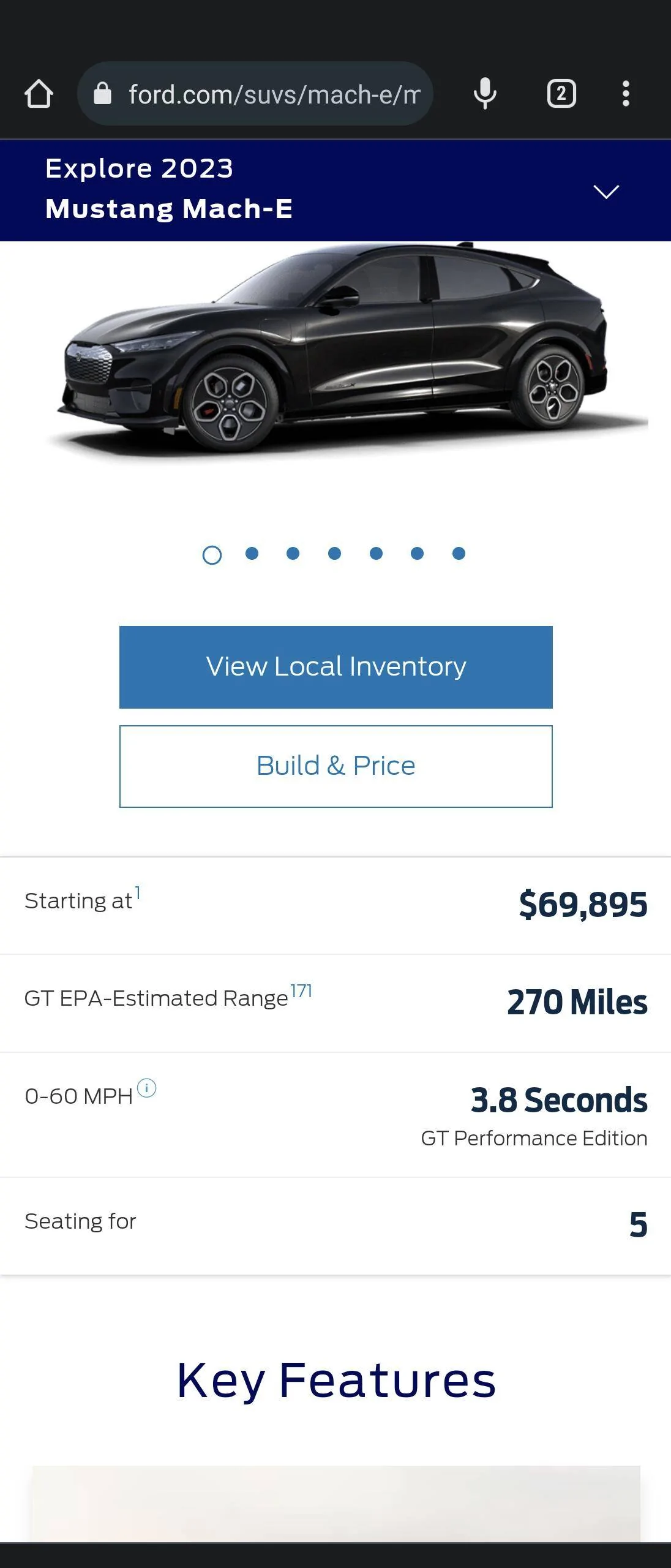 Ford Mustang Mach-E 📄 2023 Mach-E Models & Specs Comparison Spreadsheet Screenshot_20230122-062341
