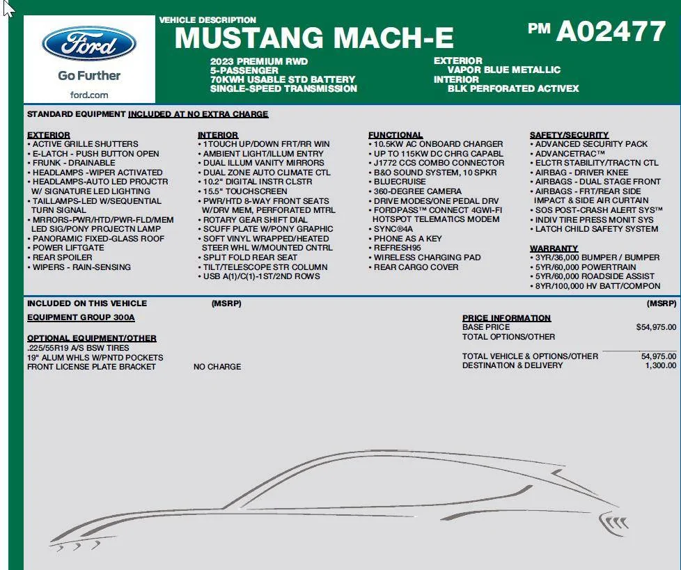 Ford Mustang Mach-E Question about my 2023 Mach-E Premium 1674393976614