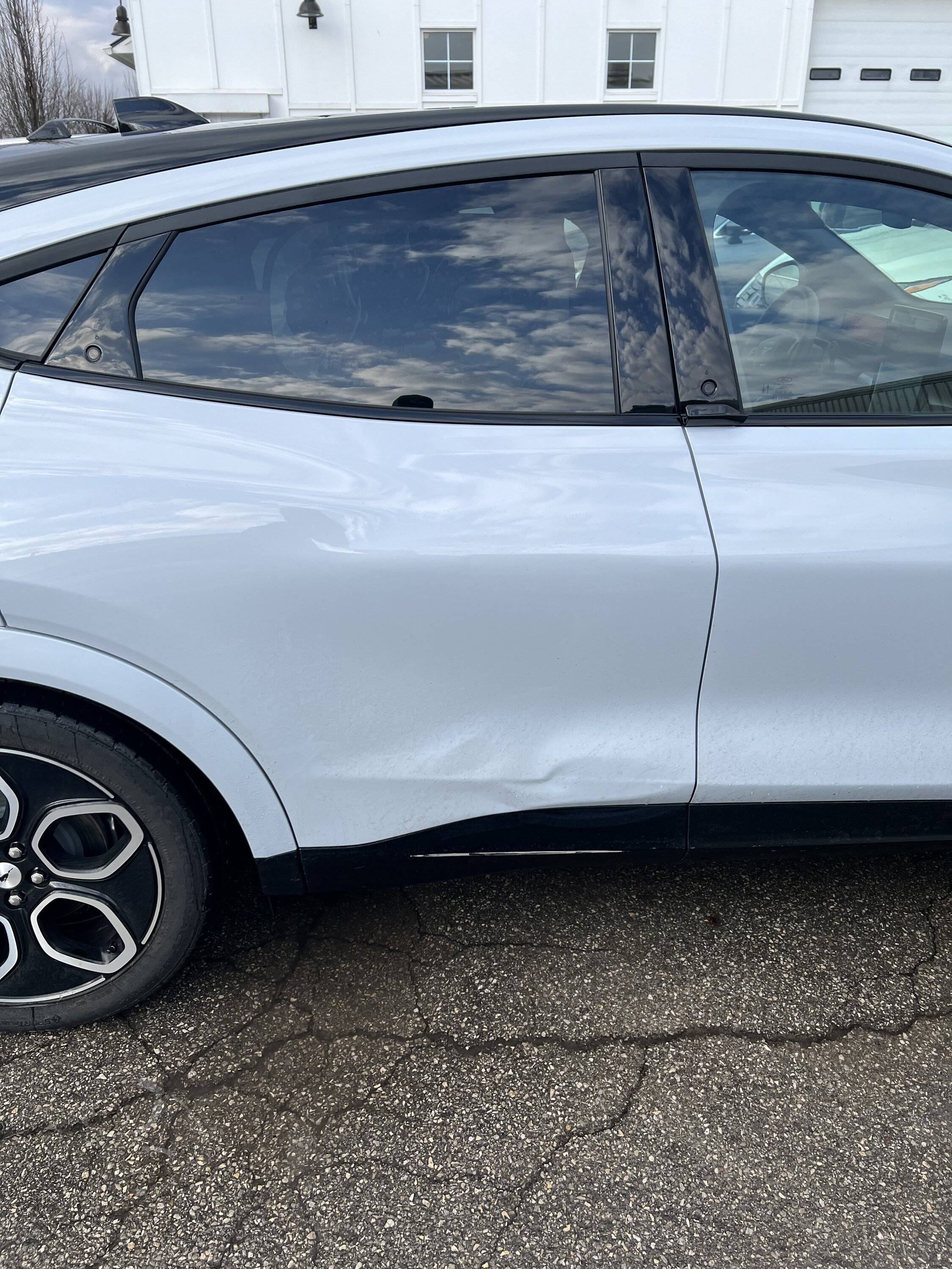 Ford Mustang Mach-E Door hit a pole, repair or replace? ACE3C779-85A5-4F17-B5D8-138E1FD75708