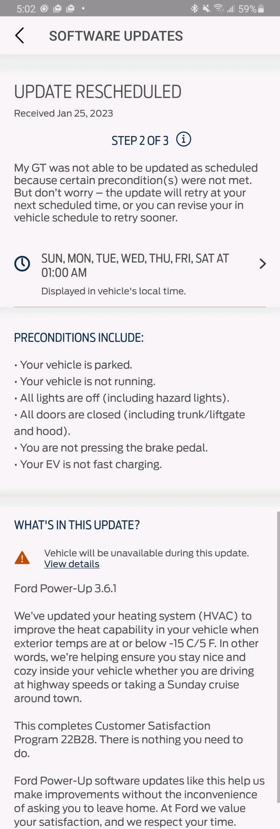 Ford Mustang Mach-E If you want your Mach-E to get OTA updates - the SOC of the 12V (LVB) must be at least 80-85% Screenshot_20230125-170212_FordPass