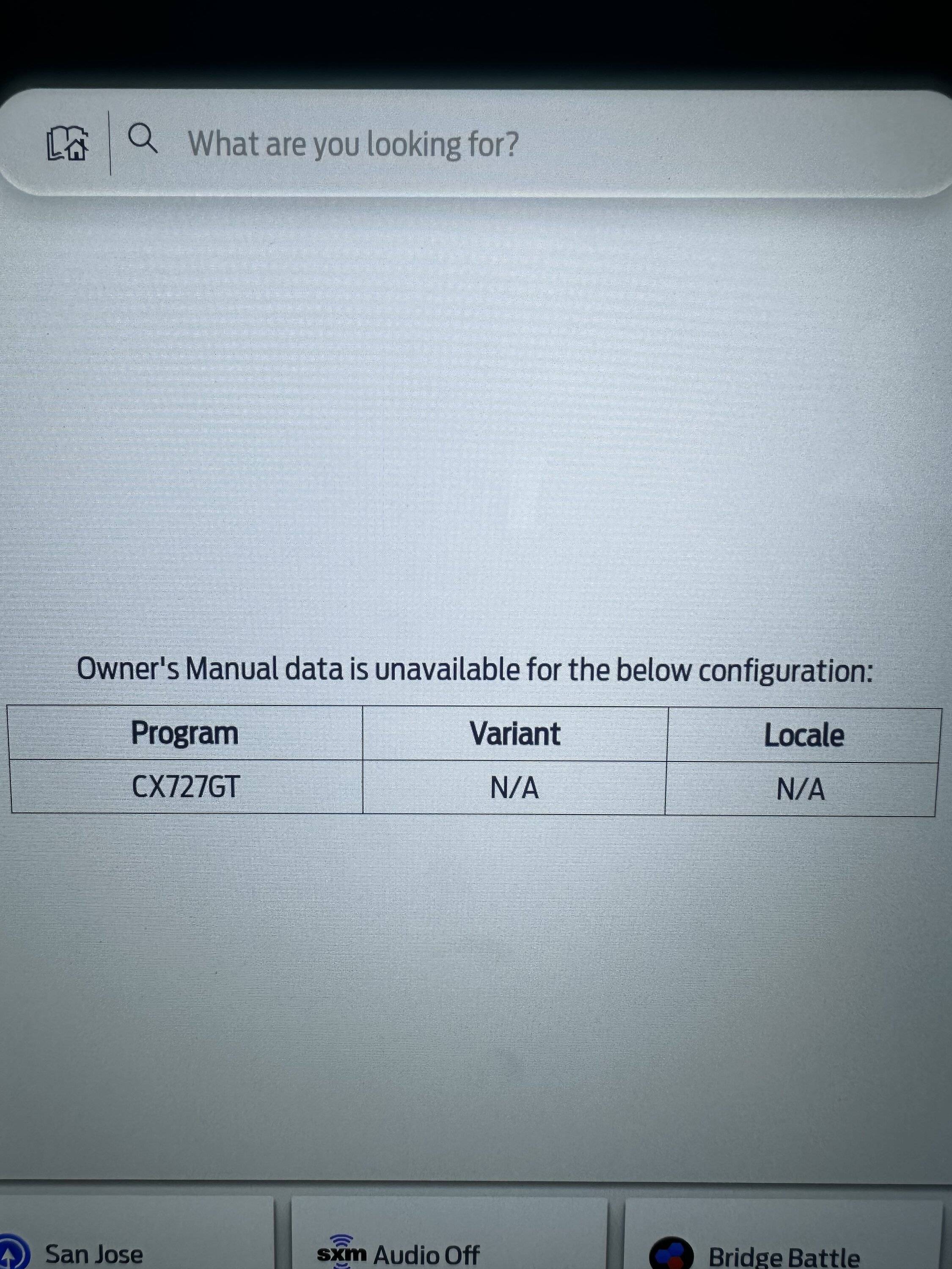 Ford Mustang Mach-E 4.1.2 Owners Manual Not Working 2098DA11-D679-4768-996E-FFD5DD407F53