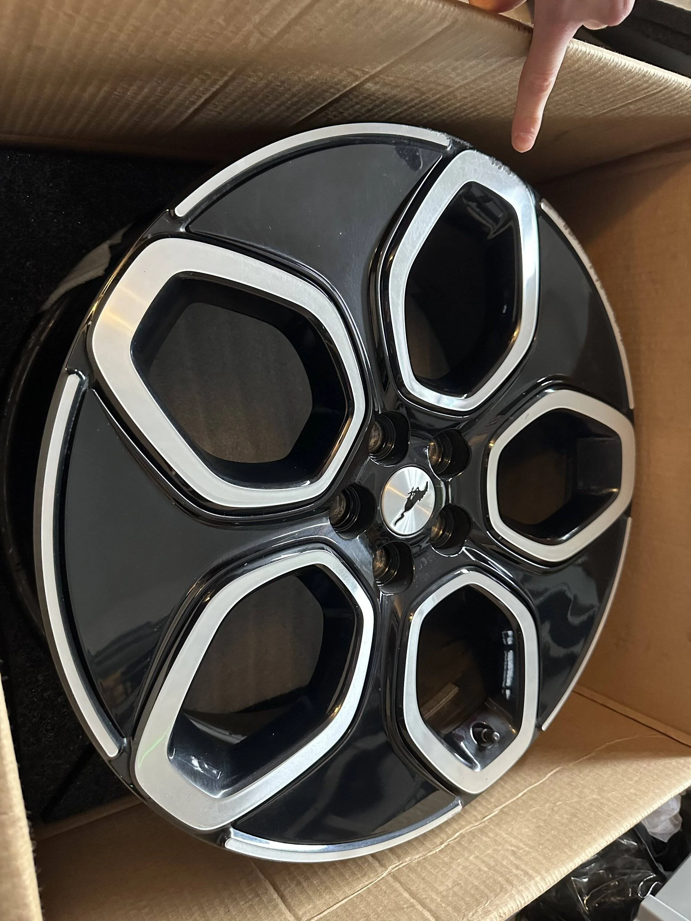 Ford Mustang Mach-E Mach-E GT 5k Miles Updates - Shifted to PE Wheel-set; Tint; De-Badged Wheel 3