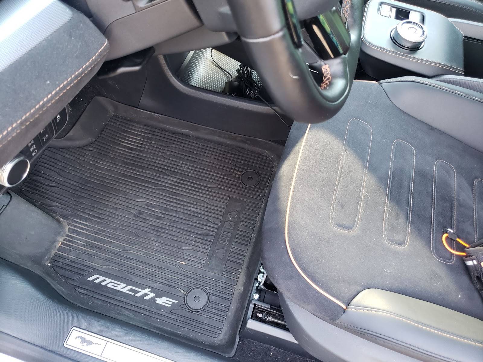 Ford Mustang Mach-E I installed a subwoofer under the driver’s seat. This is how I did it. zdSnQWApzNcfnaXMvBDGhoUItjHJ-1uE6xaeluwgrWFK6nDqt