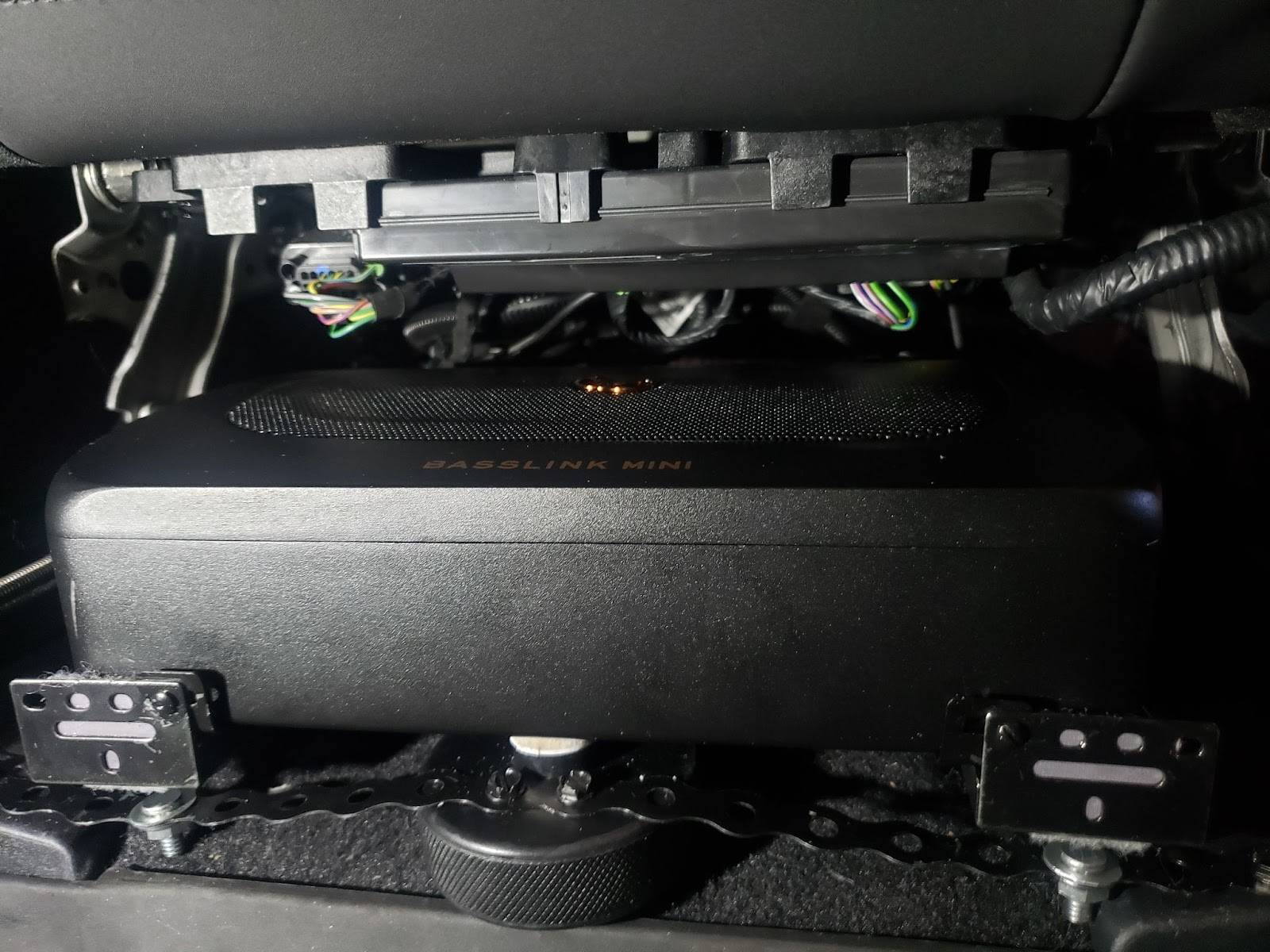 Ford Mustang Mach-E I installed a subwoofer under the driver’s seat. This is how I did it. fqd5fwSZUjTAy5hgXlVnqt0Yr9Qq5kFmFA6Rvx7as3E7crCZIE