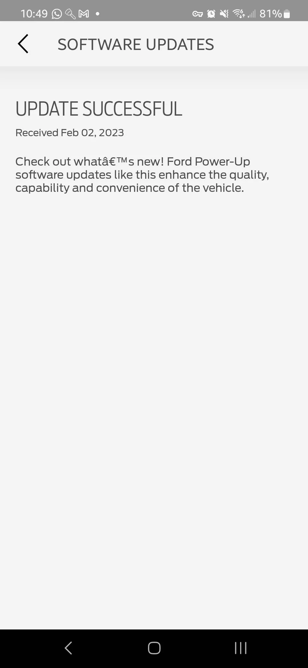 Ford Mustang Mach-E Power-Up Software 4.1.3 pushed Screenshot_20230202_104931_FordPass