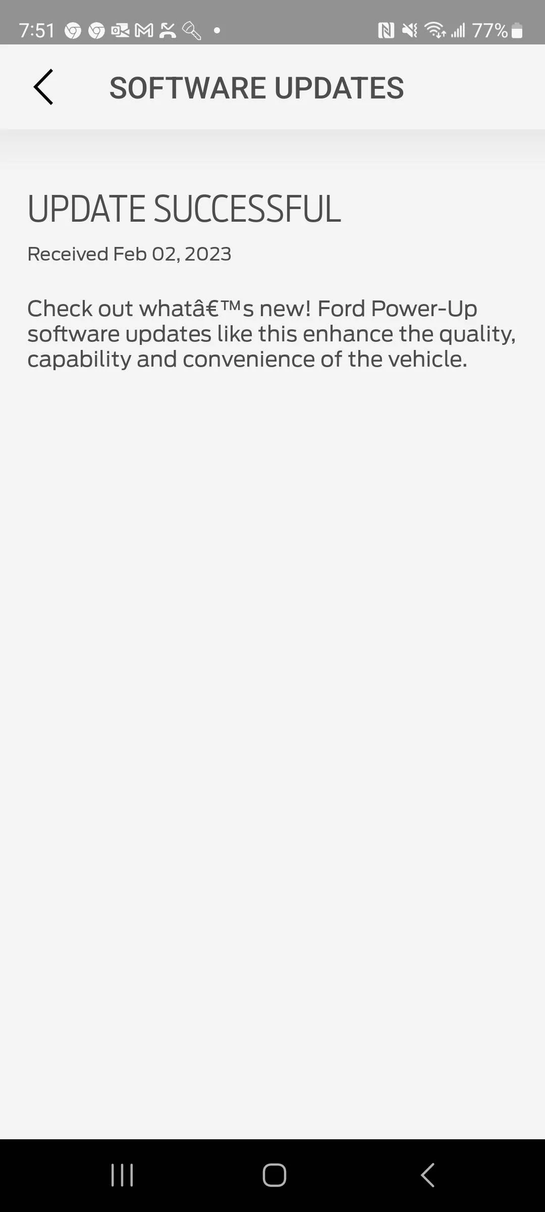 Ford Mustang Mach-E Poll: Have you gotten OTA 4.1.2 (the UI refresh)? Screenshot_20230202_195132_FordPass