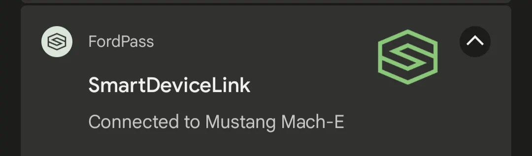 Ford Mustang Mach-E New notification coming from my android phone when connected Screenshot_20230204-085536