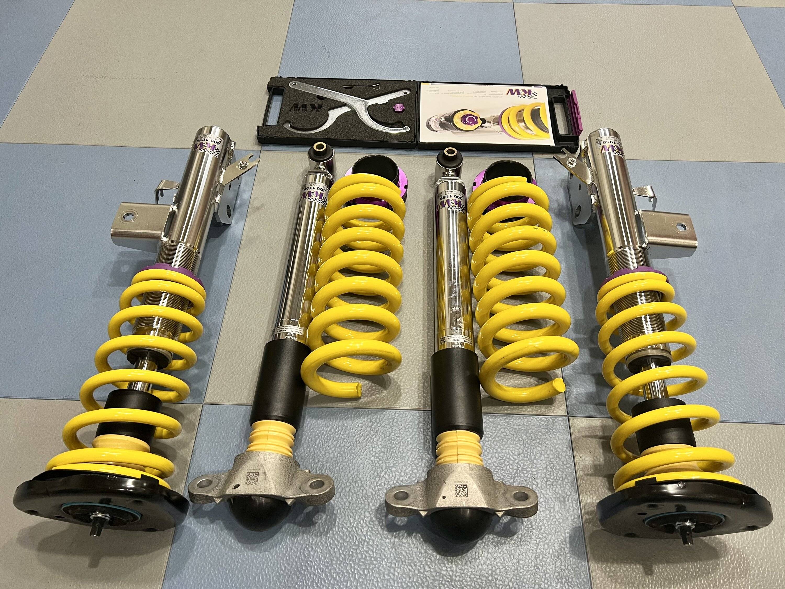 Ford Mustang Mach-E KW V3 Coilover Kit w/ Preinstalled Tophats C7CD3AF9-EE48-4350-A711-6E0FC03F19A8