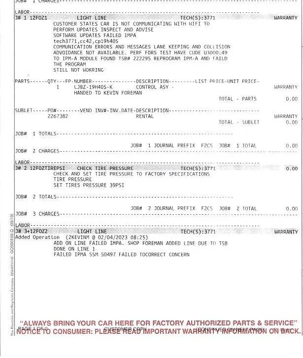 Ford Mustang Mach-E Post here if you have an active FDRS account and are willing to look up info for others Service Page 1