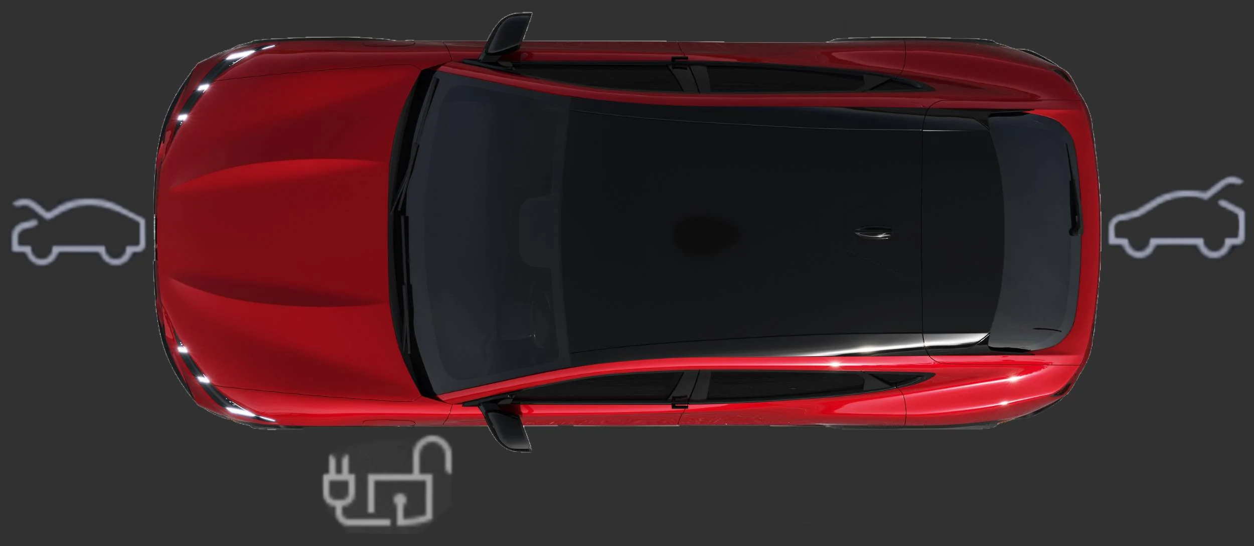 Ford Mustang Mach-E RIP Car Icon (2019 - 2023) reworked graphic