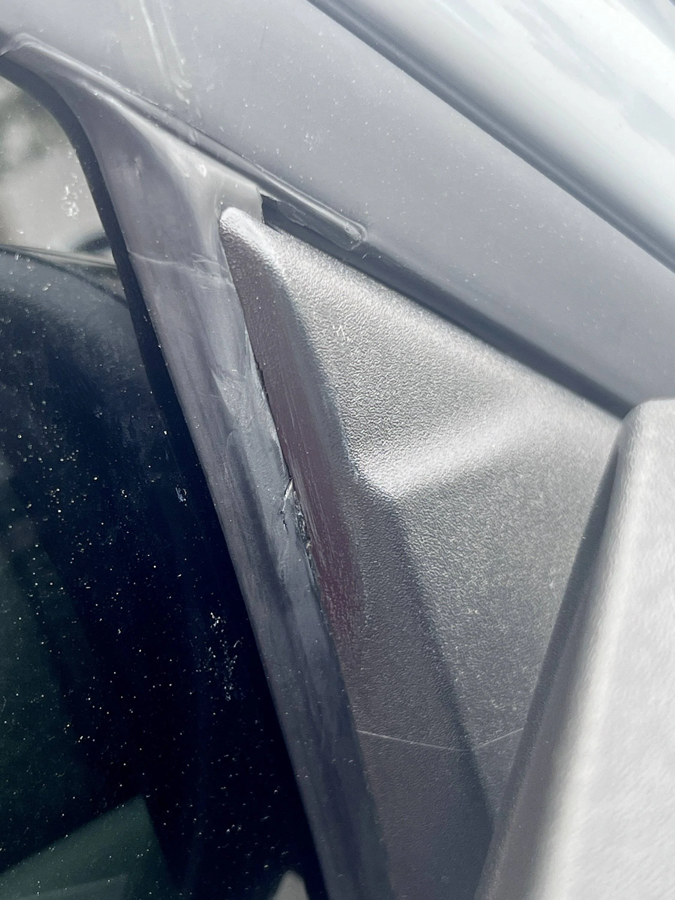 Ford Mustang Mach-E Side Mirror Flag/Trim - Acetone Damage, is it fixable? A4906A94-D7FD-444D-A9EE-7B502AC0D754