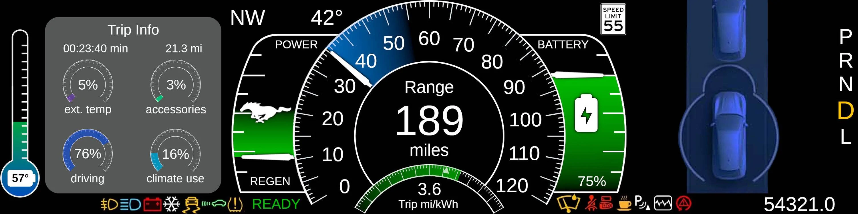 Ford Mustang Mach-E Hey Ford! Can we get mi/kWh on the instrument cluster? mach up 9 reg
