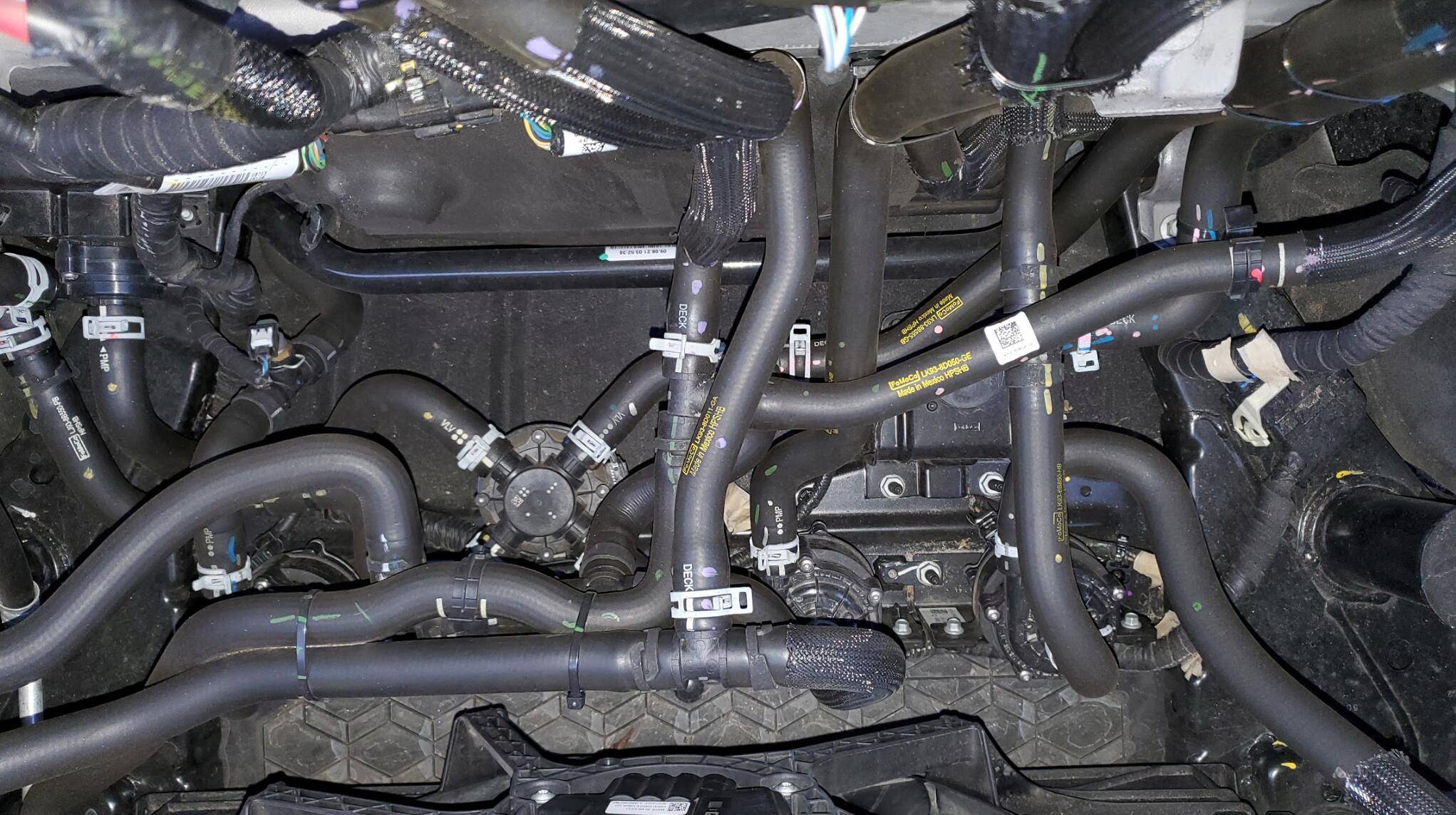 Ford Mustang Mach-E Frunk out - Ref pics - Room for a 5th pump? 1676936991770