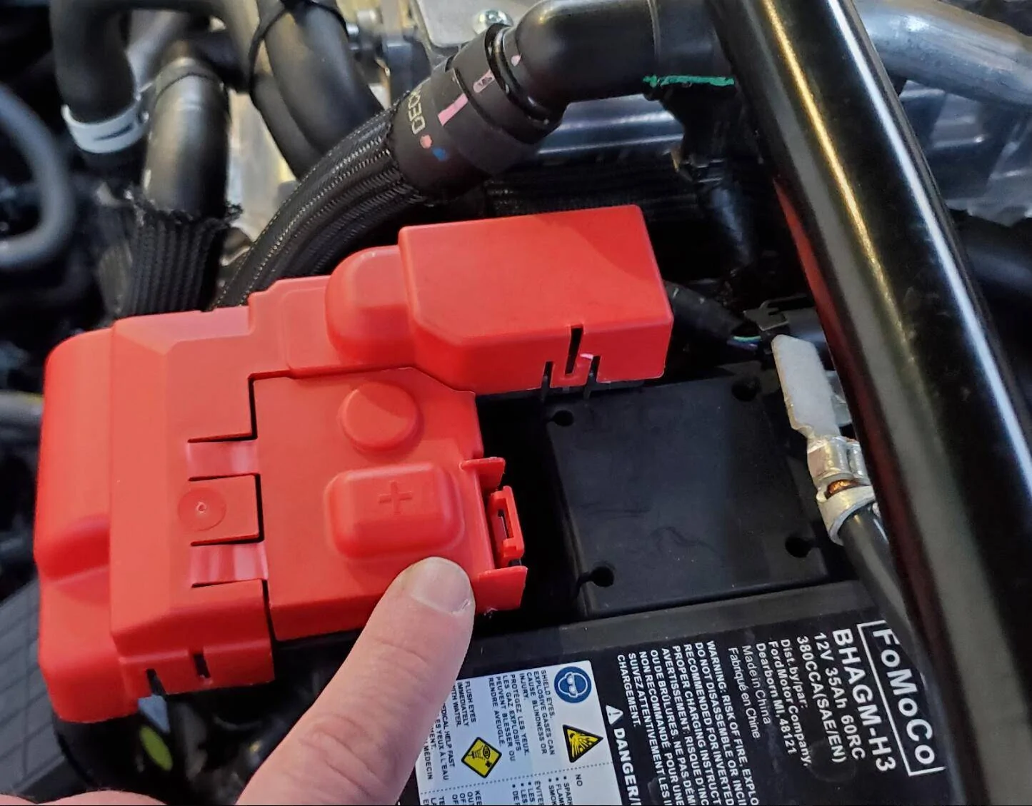 Ford Mustang Mach-E Frunk out - Ref pics - Room for a 5th pump? 1676937251251