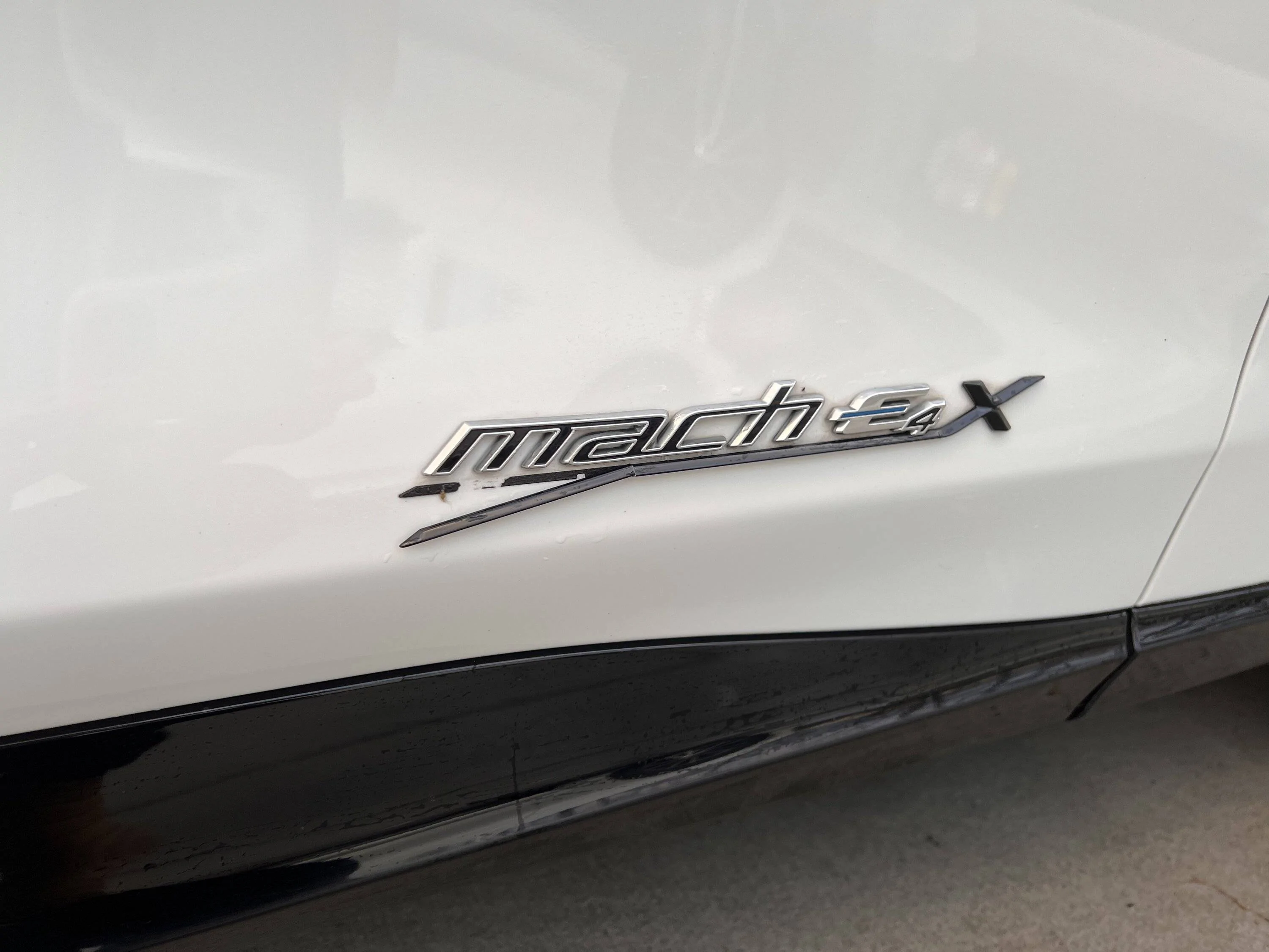 Ford Mustang Mach-E Badges? We don't need no badges! Mach-E debadged 6314984C-B0C5-4B3A-99DB-618A7B631223