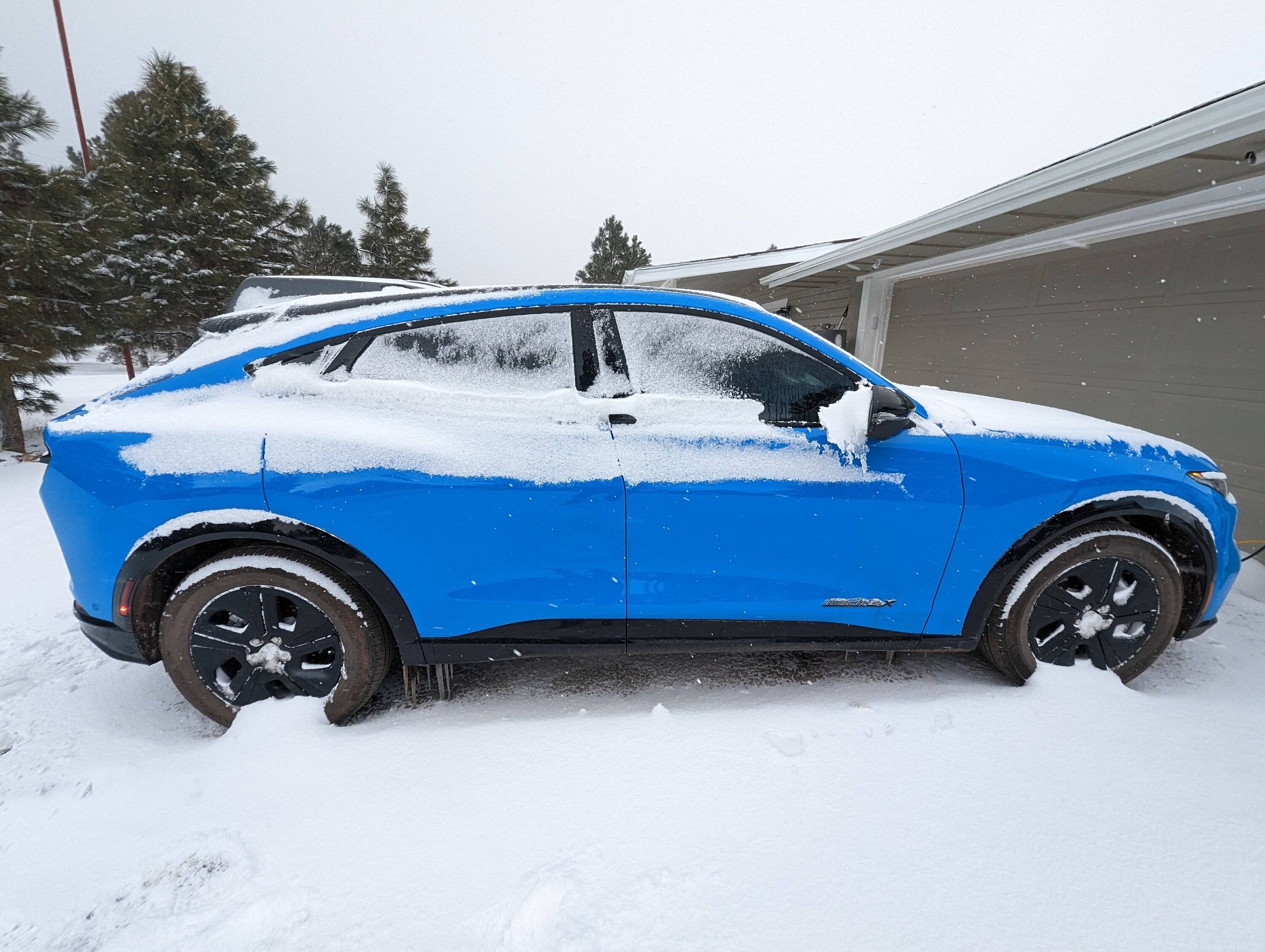 Ford Mustang Mach-E Mach-E vs Snowmaggedon Feb 2023 PXL_20230222_231305672