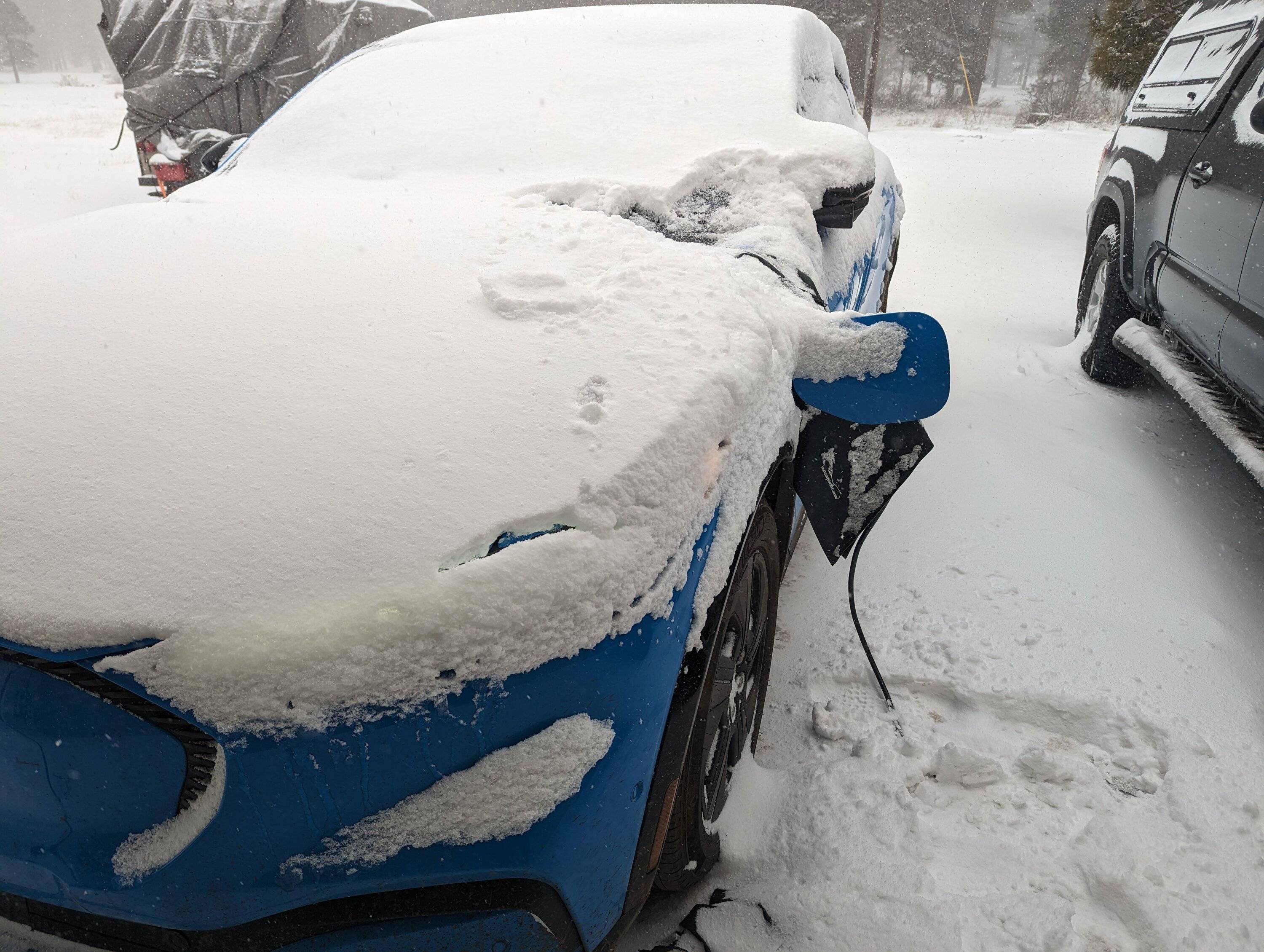 Ford Mustang Mach-E Mach-E vs Snowmaggedon Feb 2023 PXL_20230222_230939947