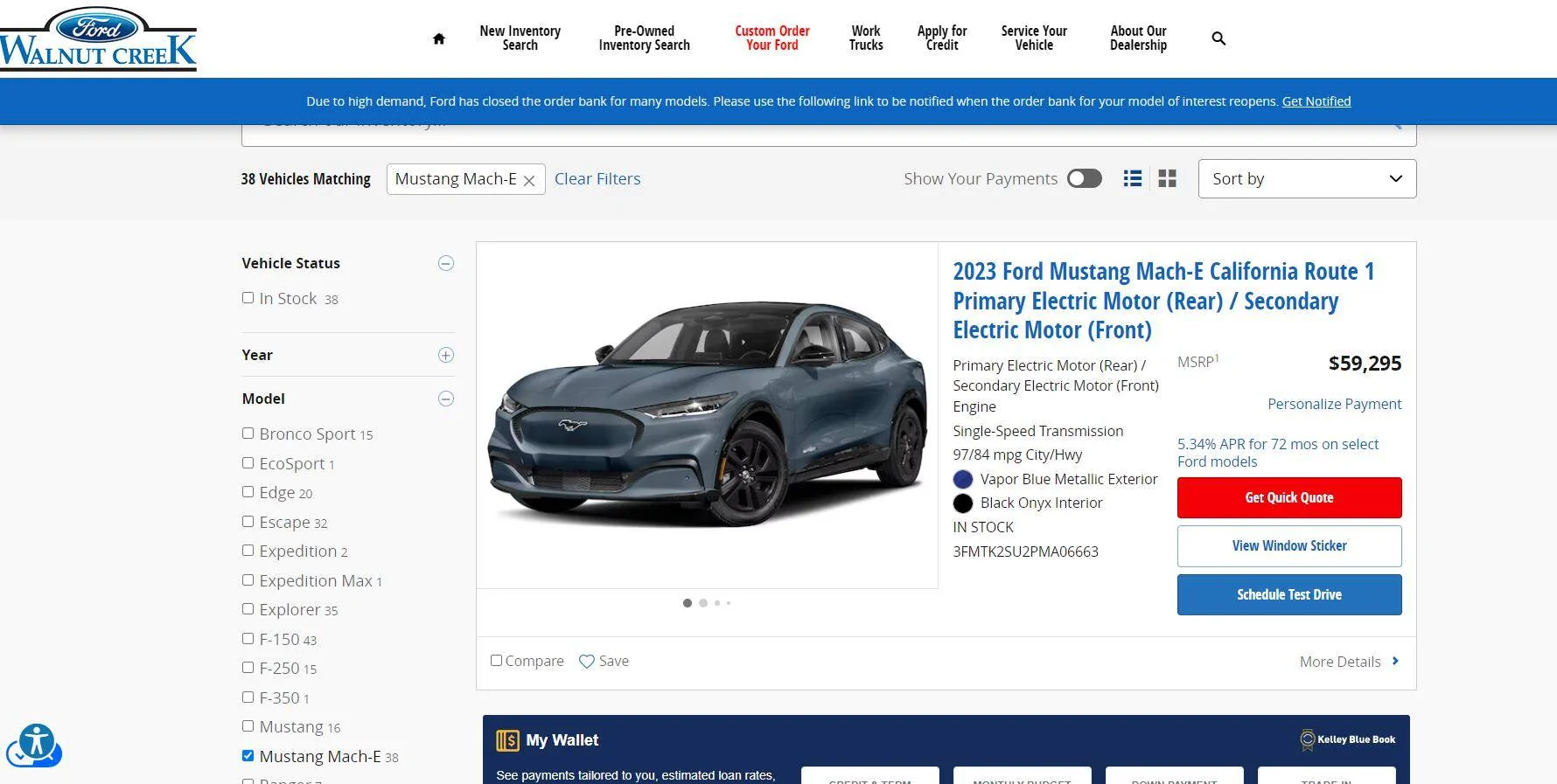 Ford Mustang Mach-E Dealer markup - what would you do? 1677266215830