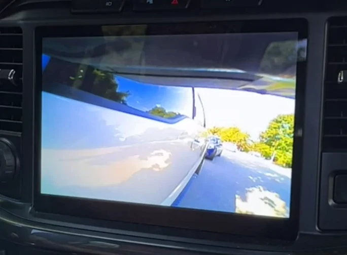 Ford Mustang Mach-E Using cameras not only for parking. 1677272236013