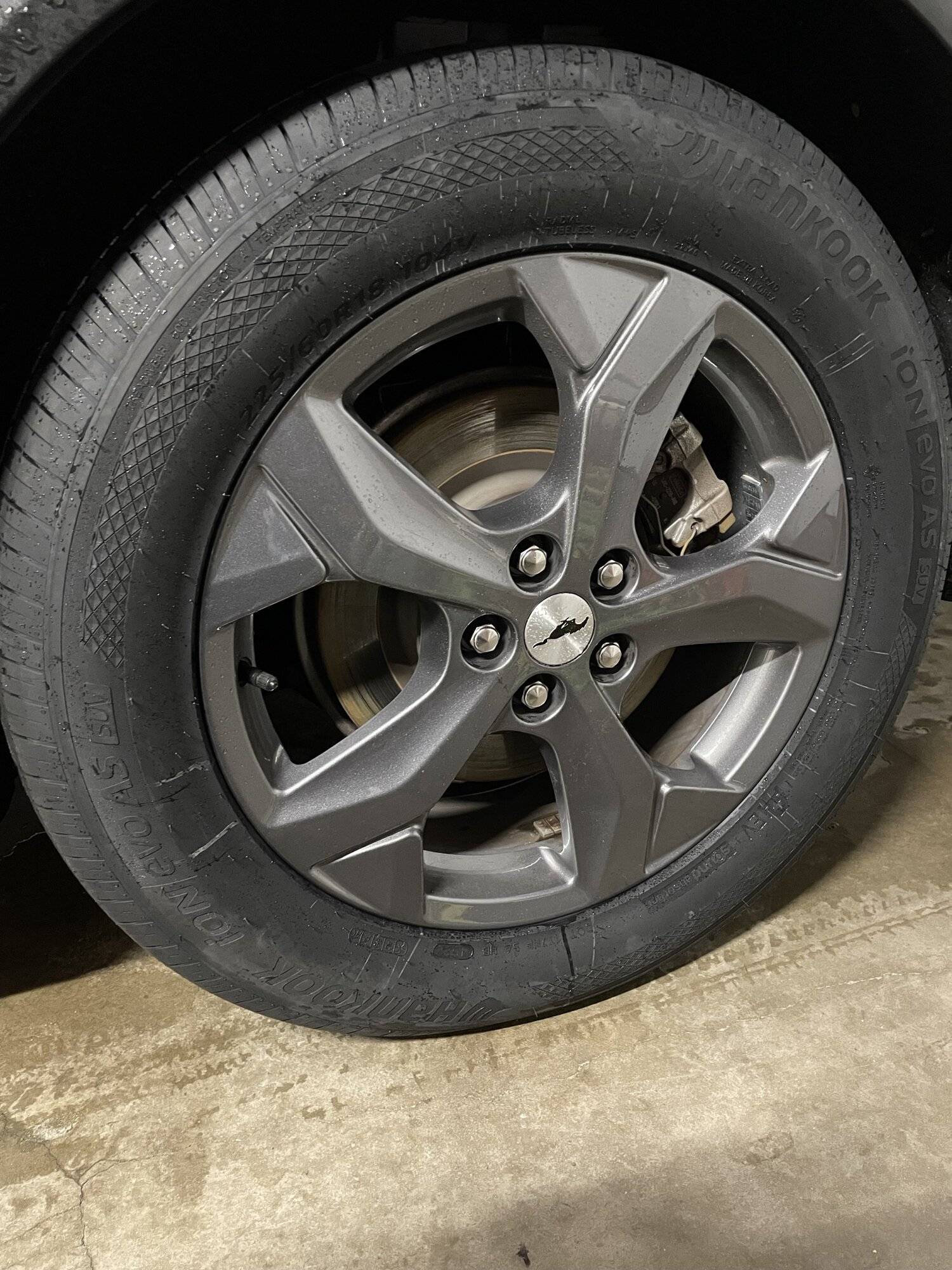 Ford Mustang Mach-E What a Difference New Tires Make -- Michelin Pilot Sport All Season 4 tires new tire sid