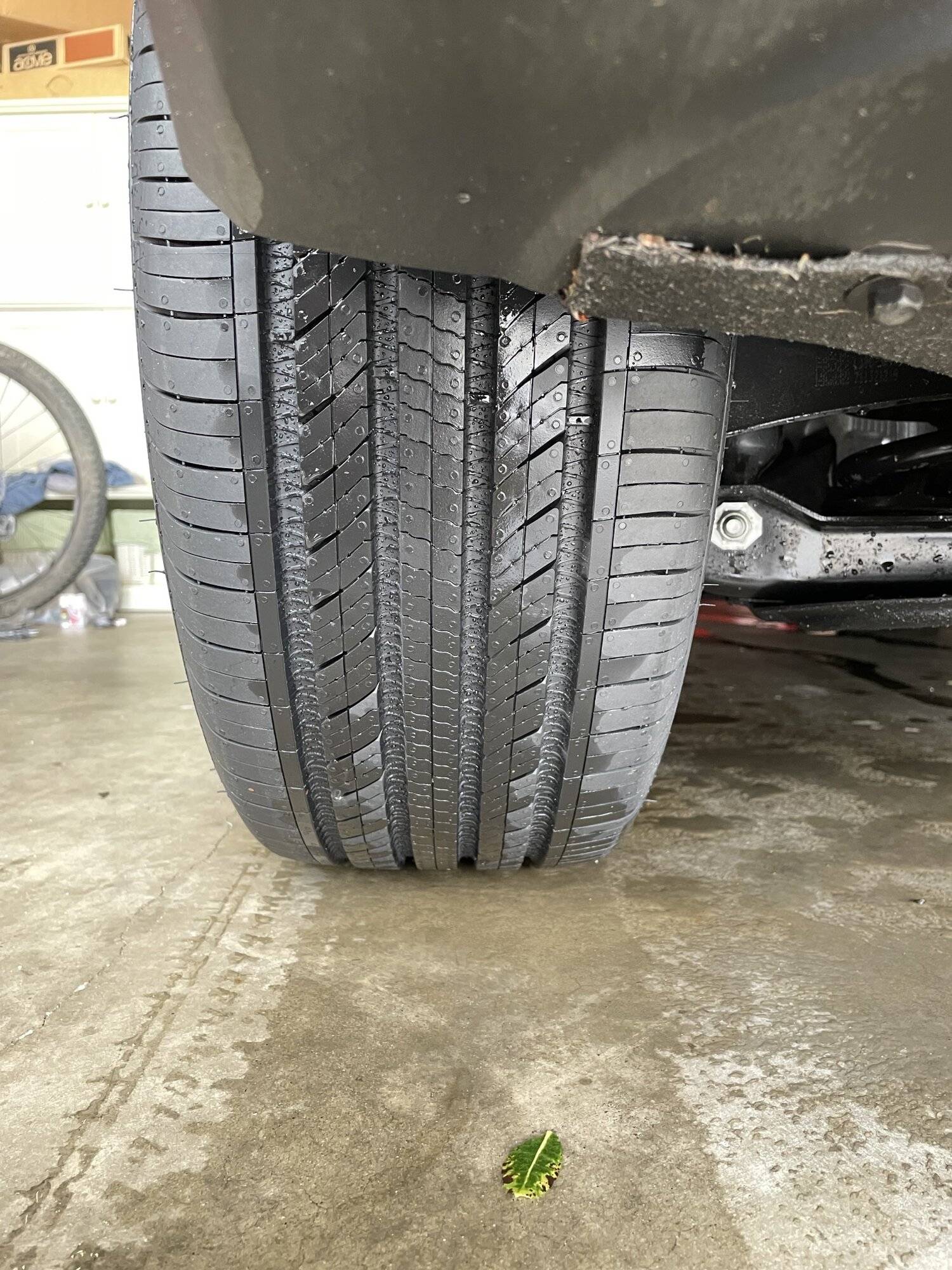 Ford Mustang Mach-E What a Difference New Tires Make -- Michelin Pilot Sport All Season 4 tires new tire rear