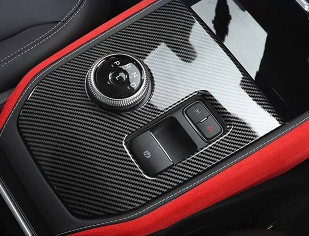 Ford Mustang Mach-E Carbon fiber center console MME panel 1