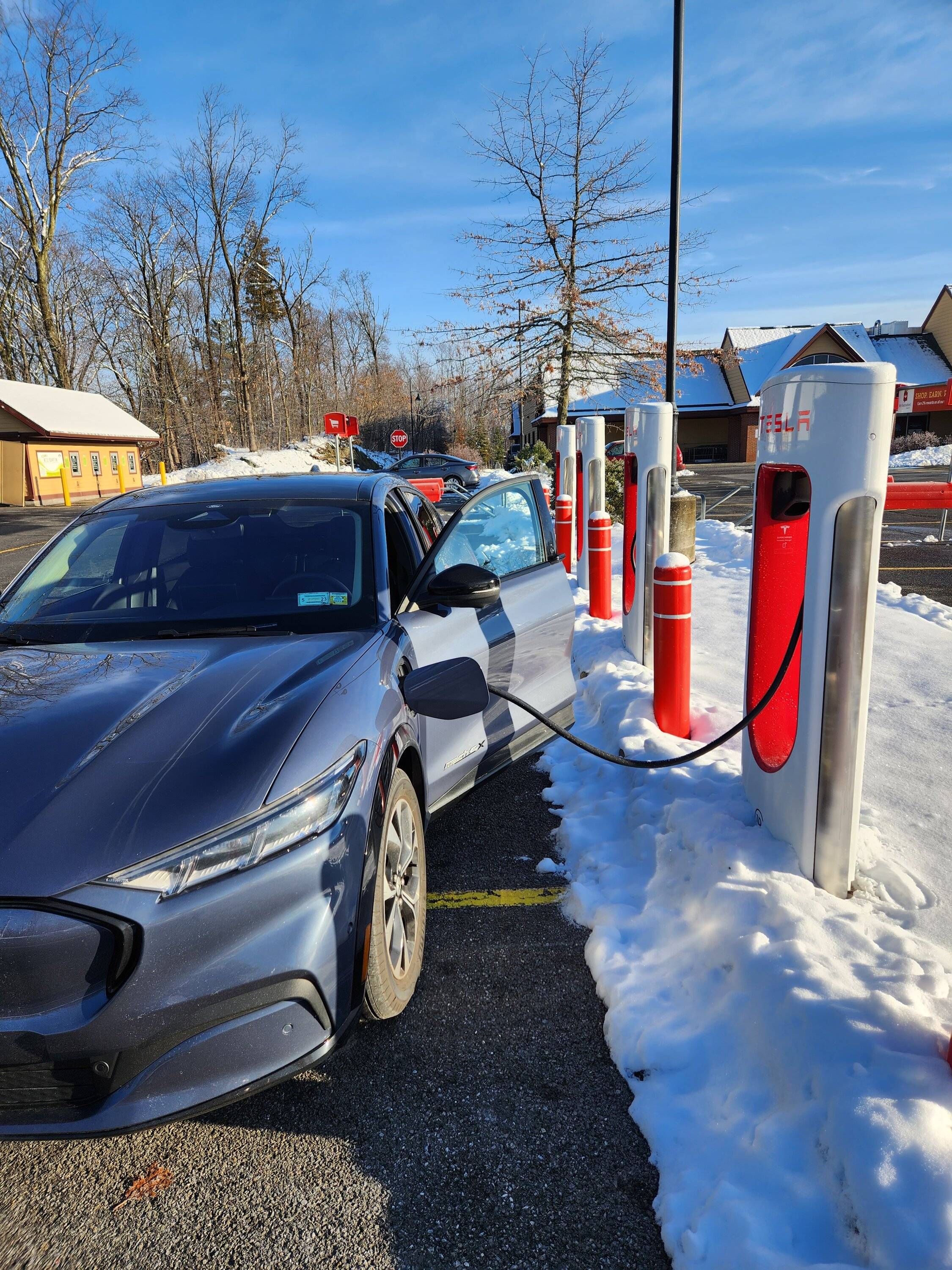Ford Mustang Mach-E My first charge at a Tesla Supercharger worked perfectly 20230301_075212