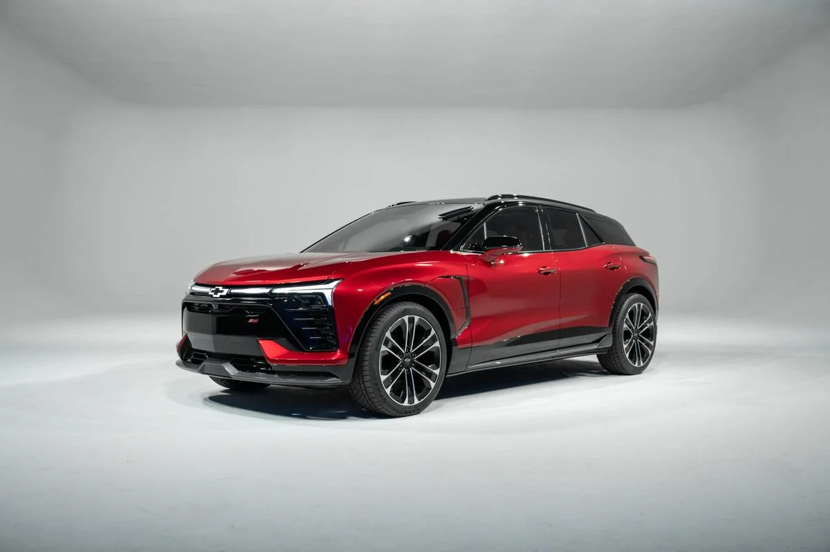 Ford Mustang Mach-E Criteria for your Next EV? -blazer-ss-2023-01-exterior-red-front-angle-scaled