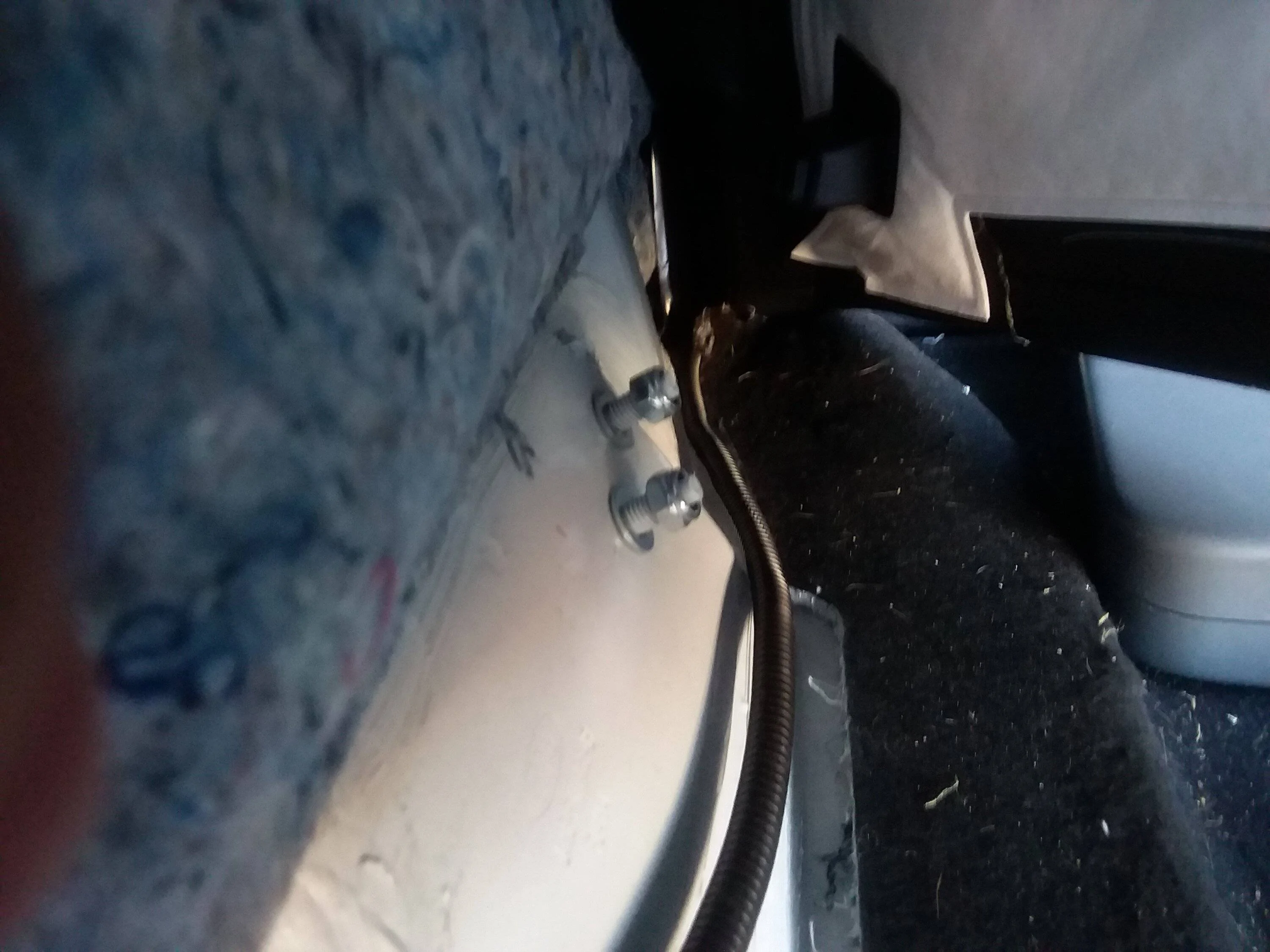 Ford Mustang Mach-E SOLVED - How to Add the Two Front Cargo Ring Anchor Points in the Trunk. 20230304_164104