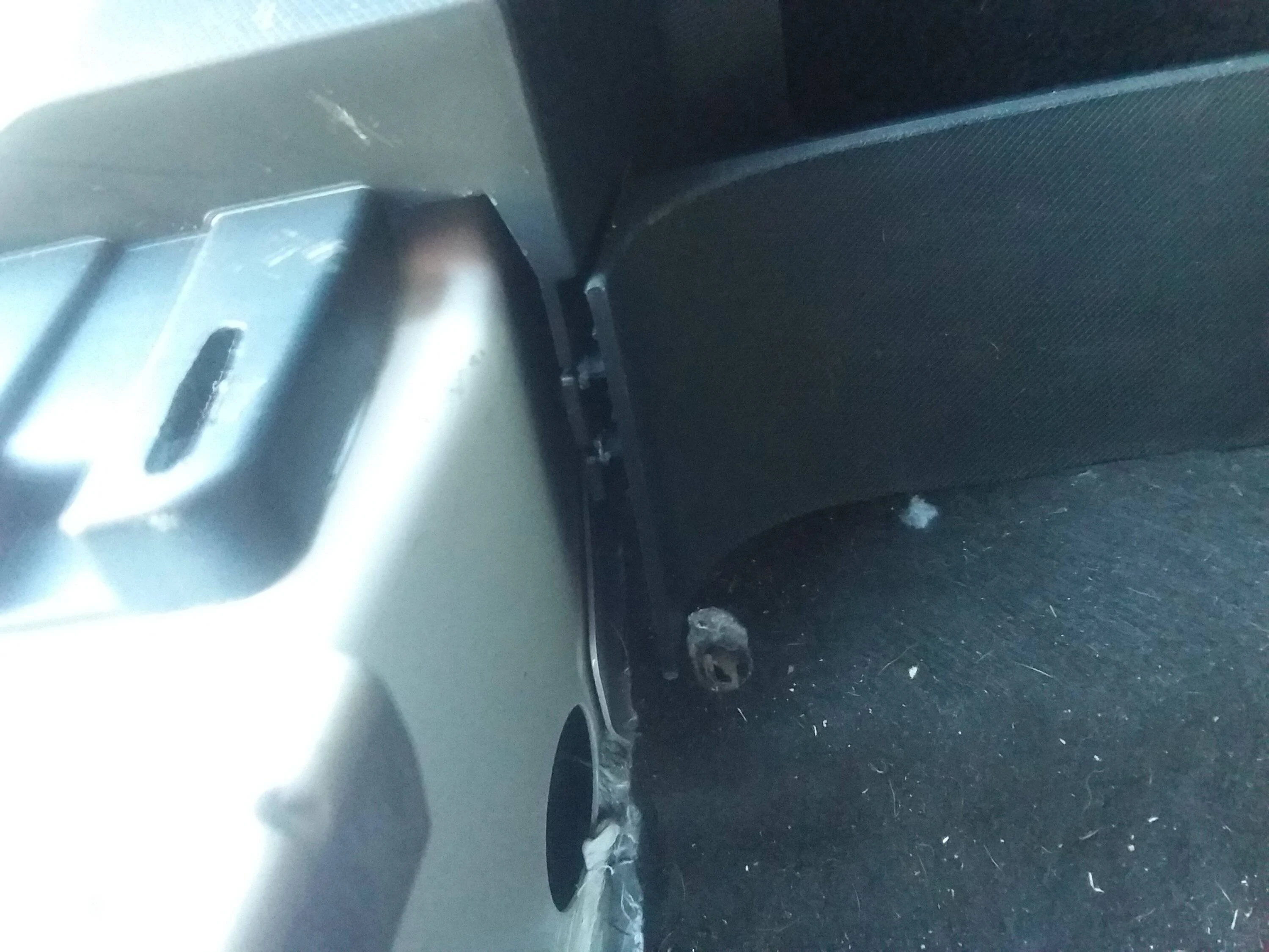 Ford Mustang Mach-E SOLVED - How to Add the Two Front Cargo Ring Anchor Points in the Trunk. 20230304_170040