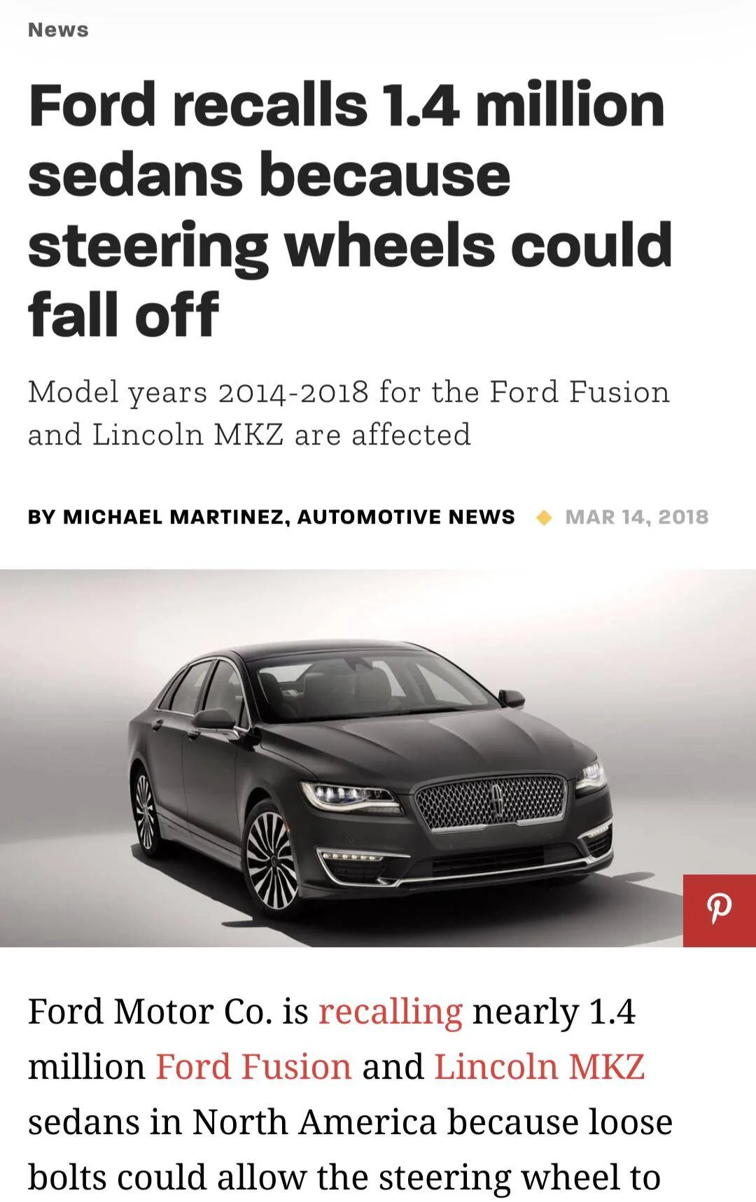 Ford Mustang Mach-E 2023 Tesla model Y steering wheels falling off. Screenshot_20230308-173329
