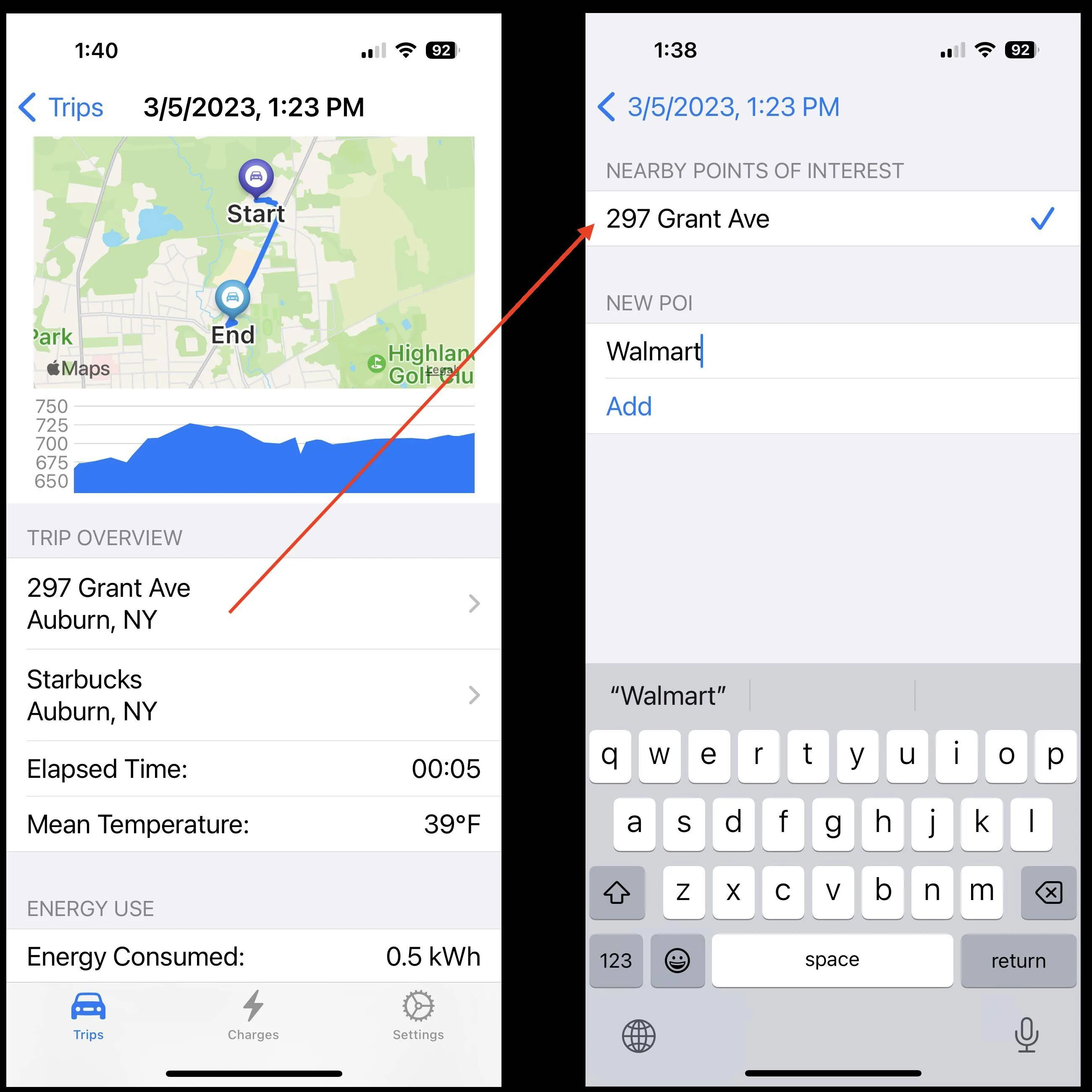 Ford Mustang Mach-E OBD Play: an iPhone app for viewing Mach-E trips and charging data 1678473688157