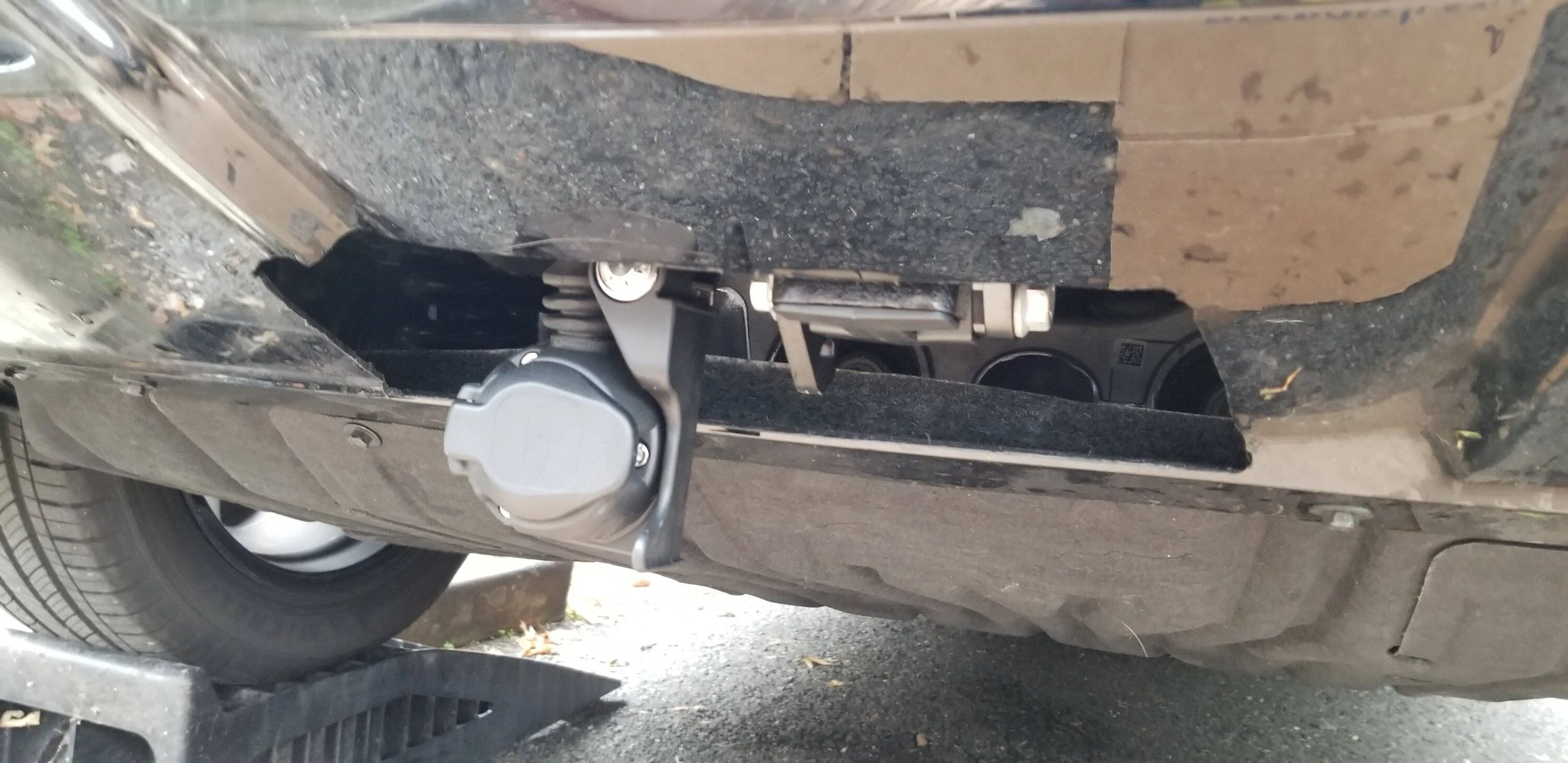Ford Mustang Mach-E Hitch install uhaul 20221025_093234