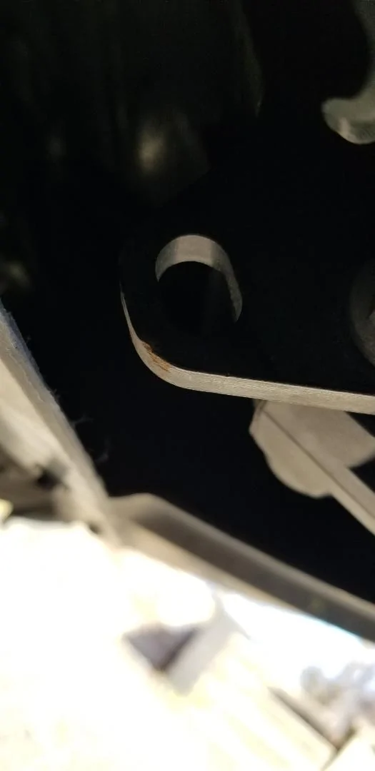 Ford Mustang Mach-E Project Tow Hook .....  or mitigating a $28,000 worry Mach E OEM tow hitch safety chain attachment point
