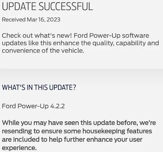 Ford Mustang Mach-E “Drive Mode not available” Screenshot 2023-03-17 075522