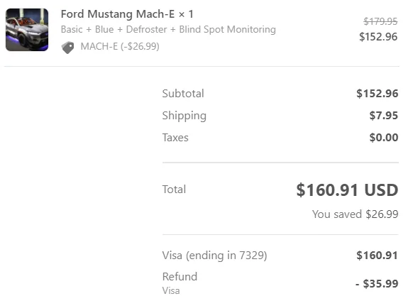 Ford Mustang Mach-E Suma Mirrors | 5% off "MACHE5OFF" 1679231748285
