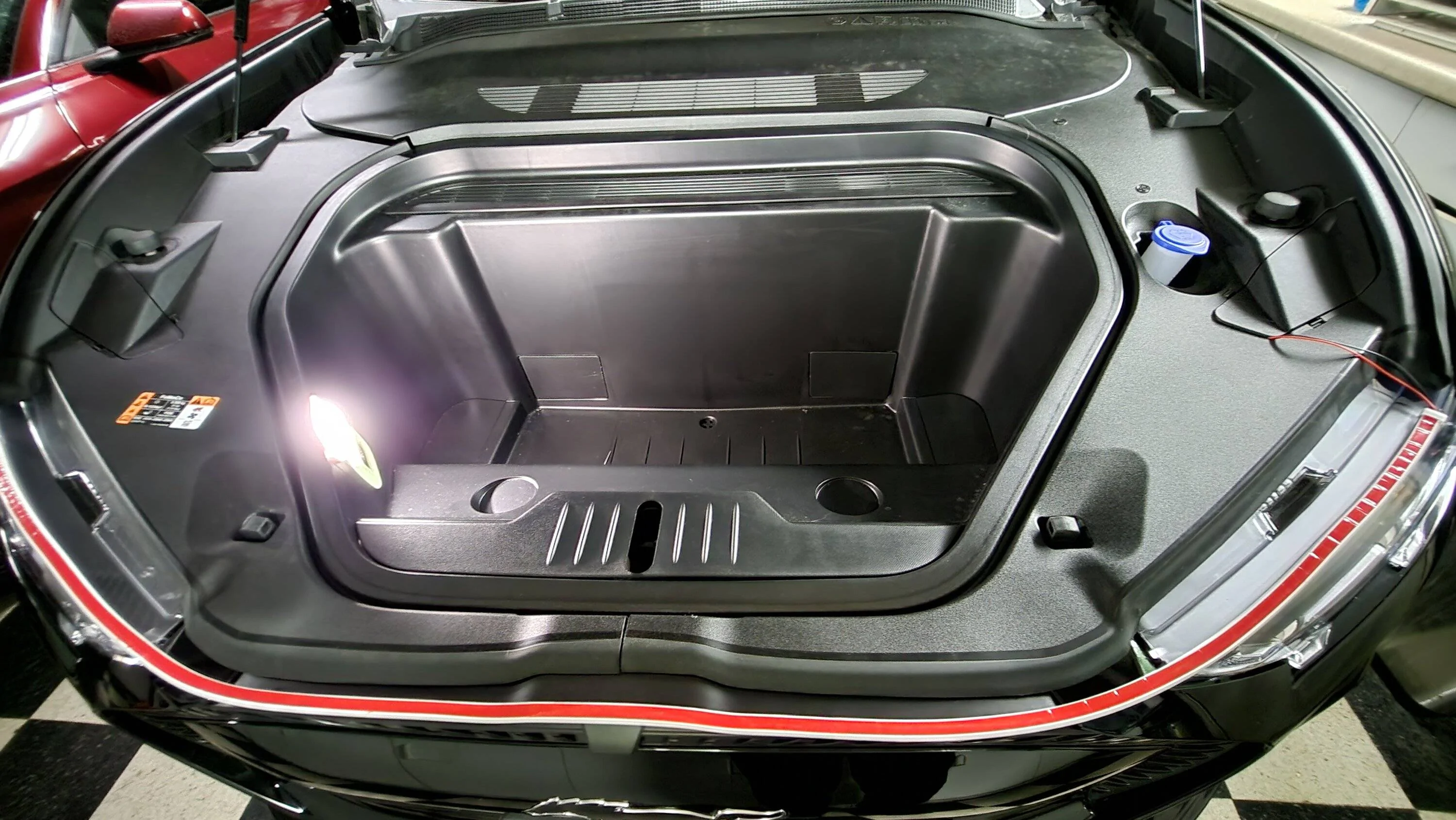 Ford Mustang Mach-E Silly LED mod, but I like it... sweeping lights 20230319_192910