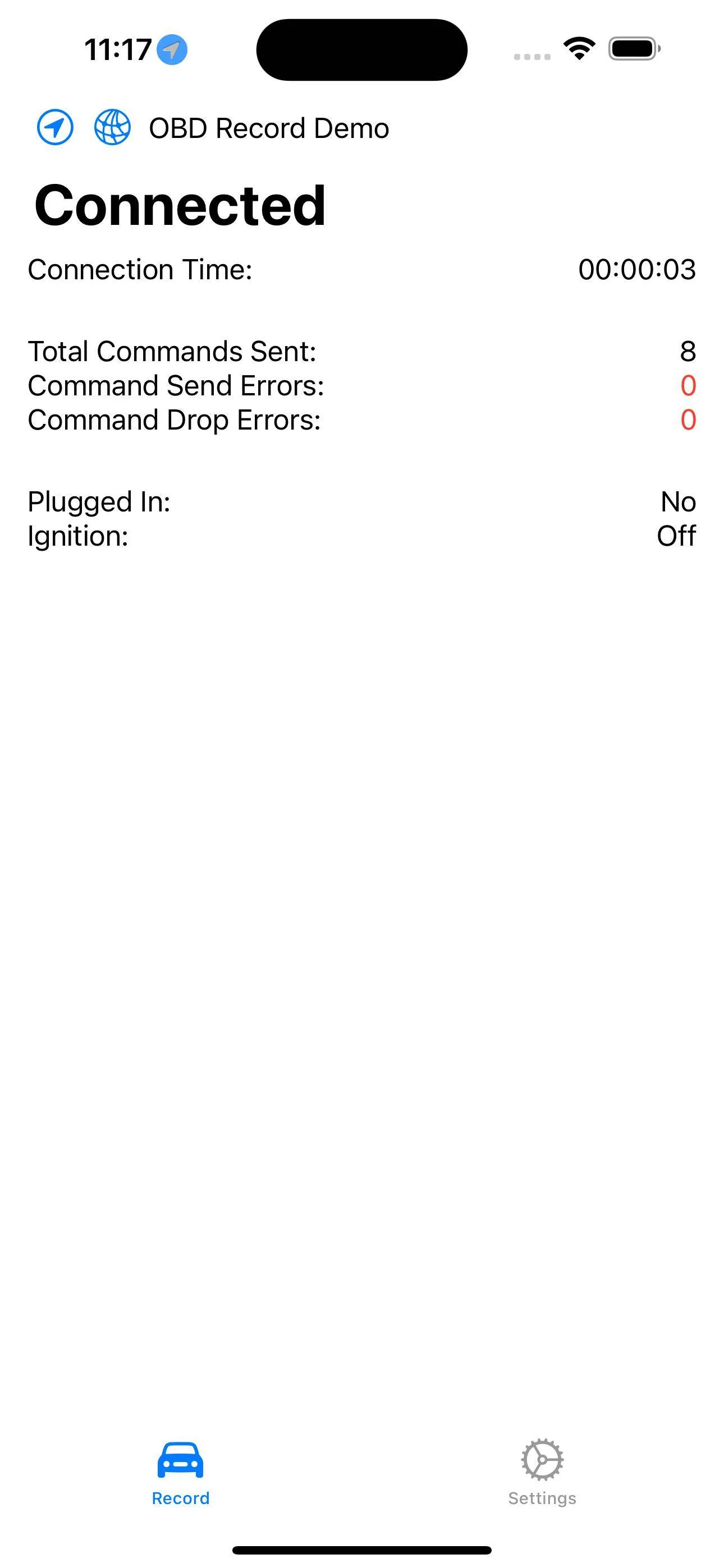 Ford Mustang Mach-E OBD Record: an iPhone app for logging Mach-E trips and charges 1679500576823