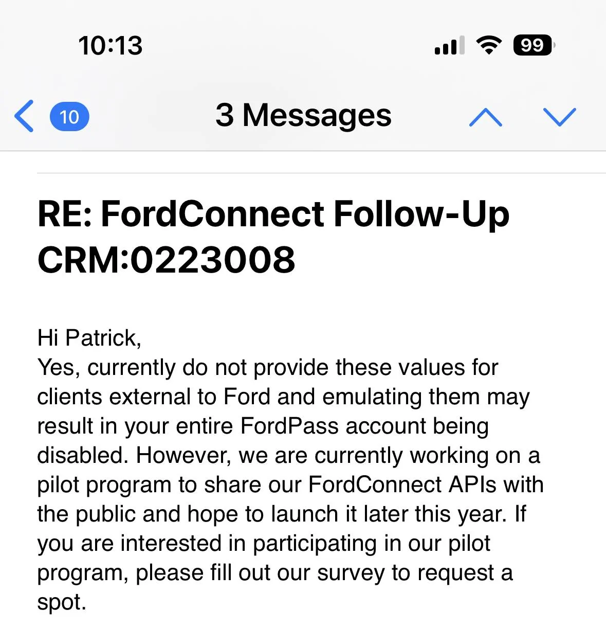 Ford Mustang Mach-E Public API Coming later this year? 97AFE19F-9066-4D28-BBB4-AF0CF35B36C0