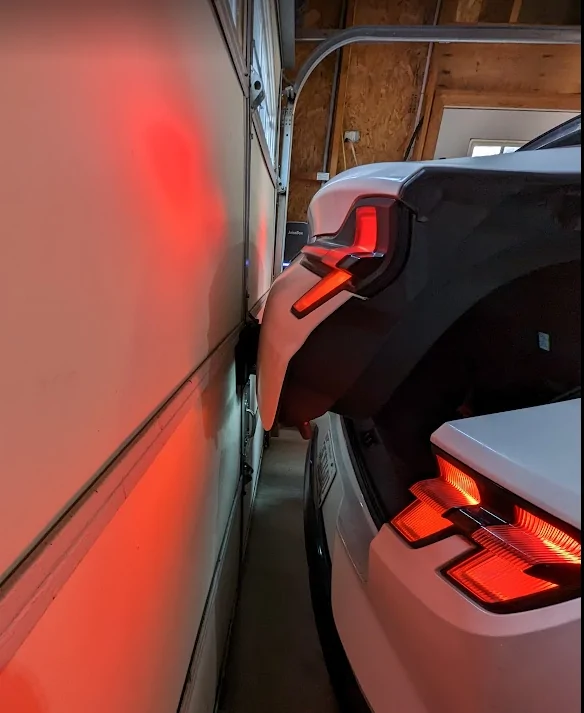 Ford Mustang Mach-E Trunk opened on its own and hit the garage door... Come on Ford!!! door-3