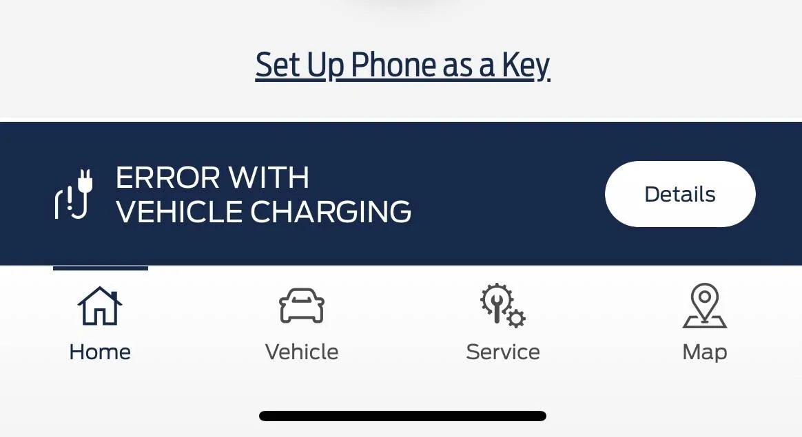 Ford Mustang Mach-E Error with vehicle charging IMG_3756