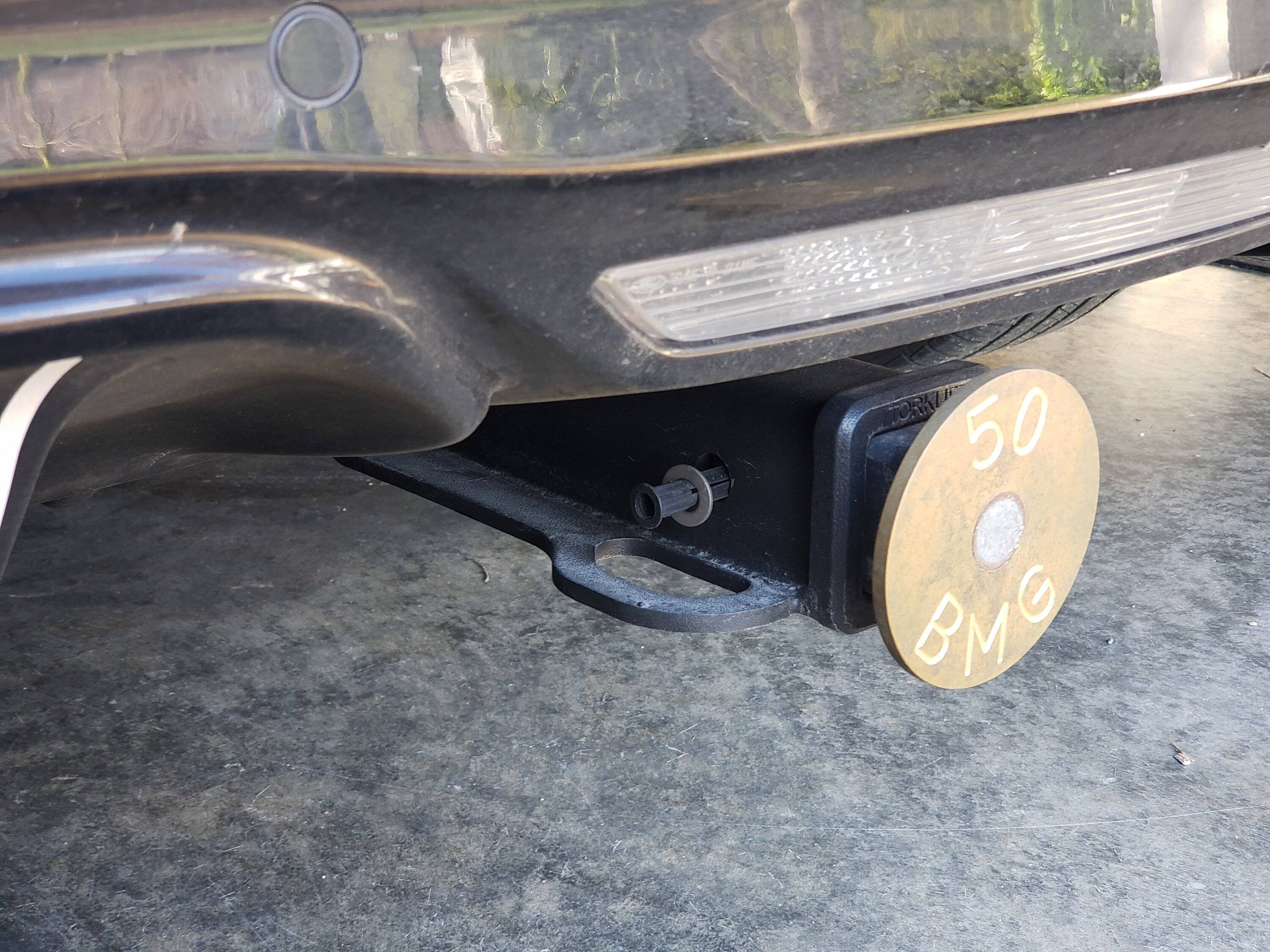 Ford Mustang Mach-E Trunk opened on its own and hit the garage door... Come on Ford!!! 20230325_174601