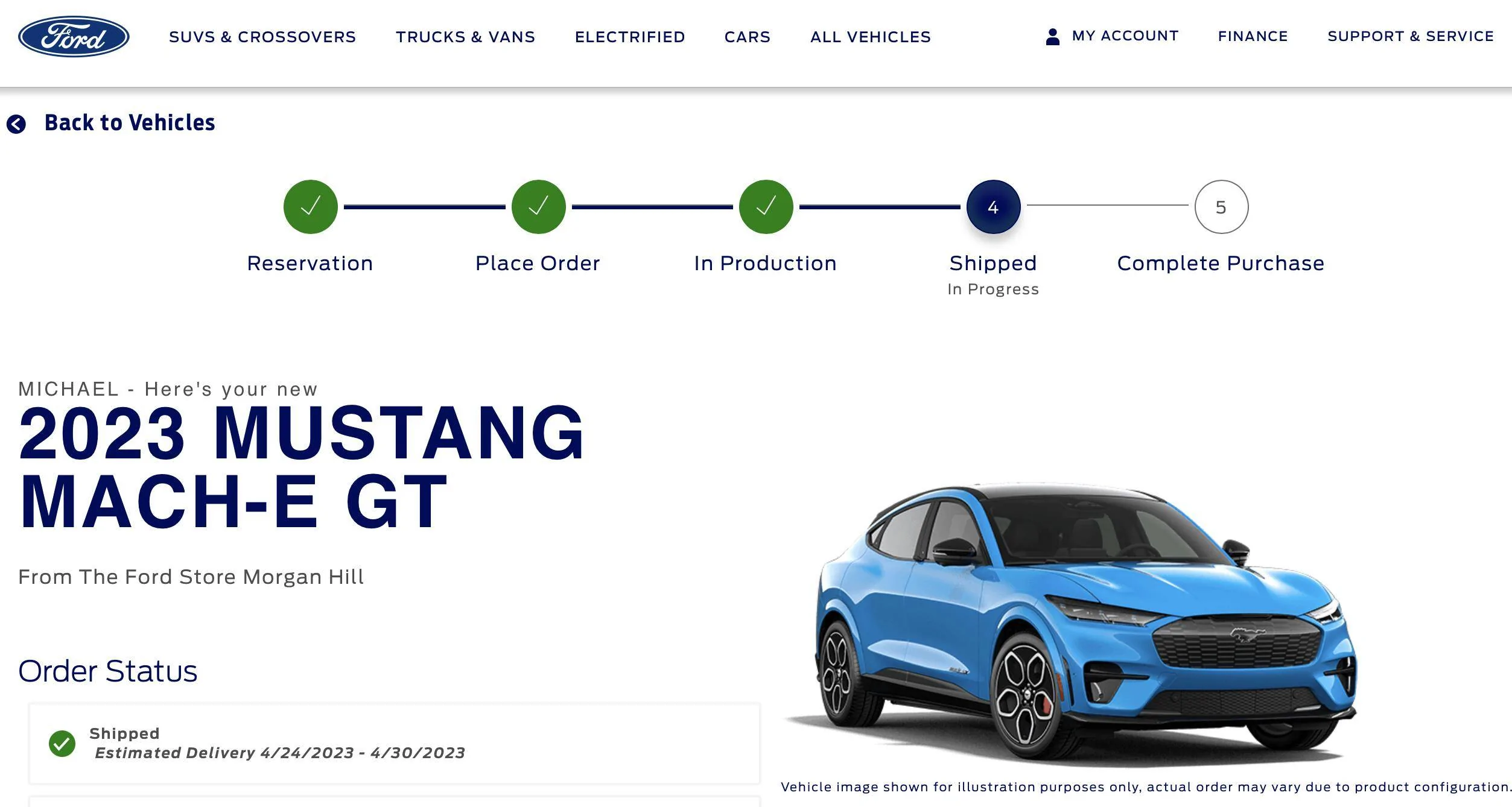 Ford Mustang Mach-E Still Getting Updates on Canceled Order Screenshot 2023-03-27 at 1.10.00 PM