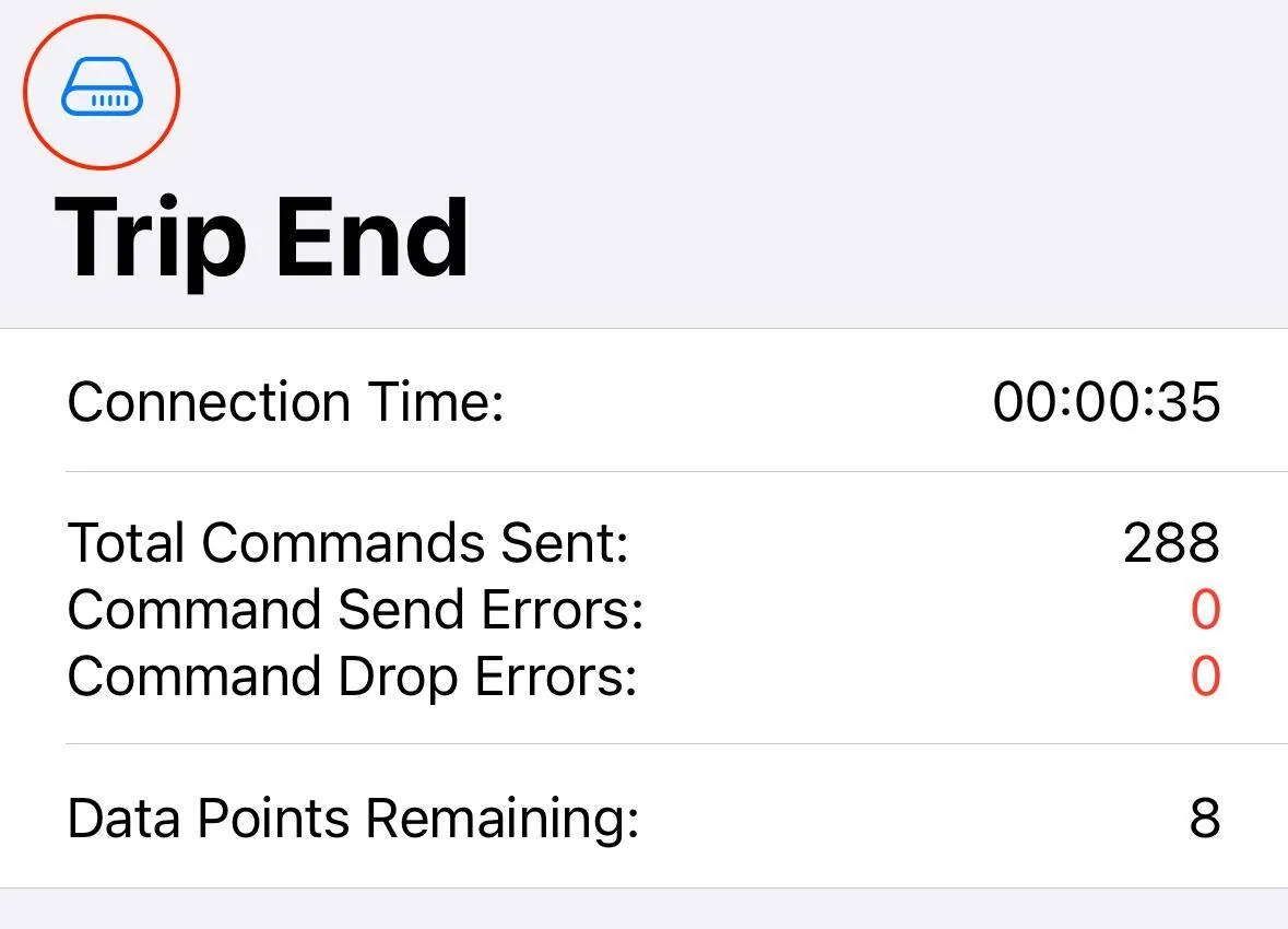 Ford Mustang Mach-E OBD Record: an iPhone app for logging Mach-E trips and charges 1680038117294