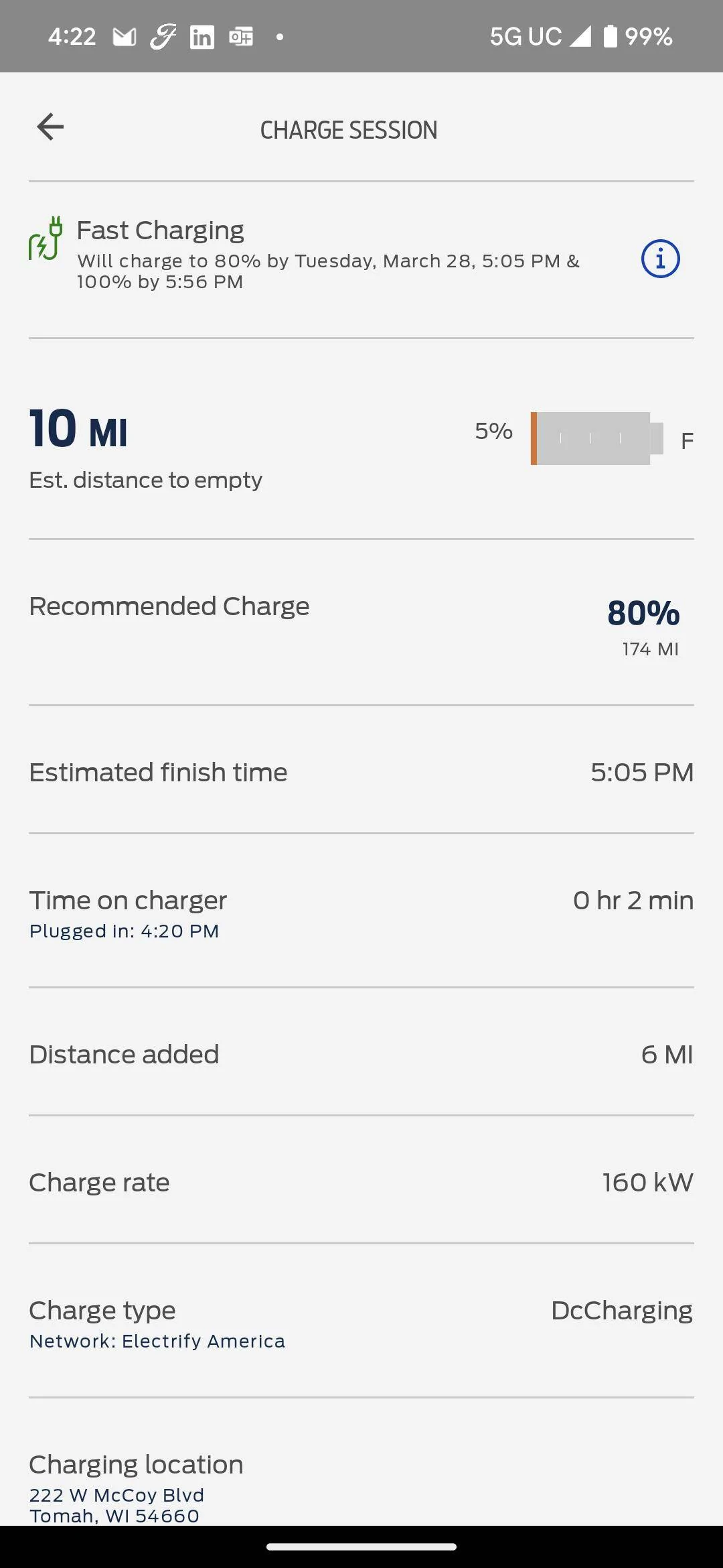 Ford Mustang Mach-E Could a software update enable faster DCFC charging? Screenshot_20230328-162242